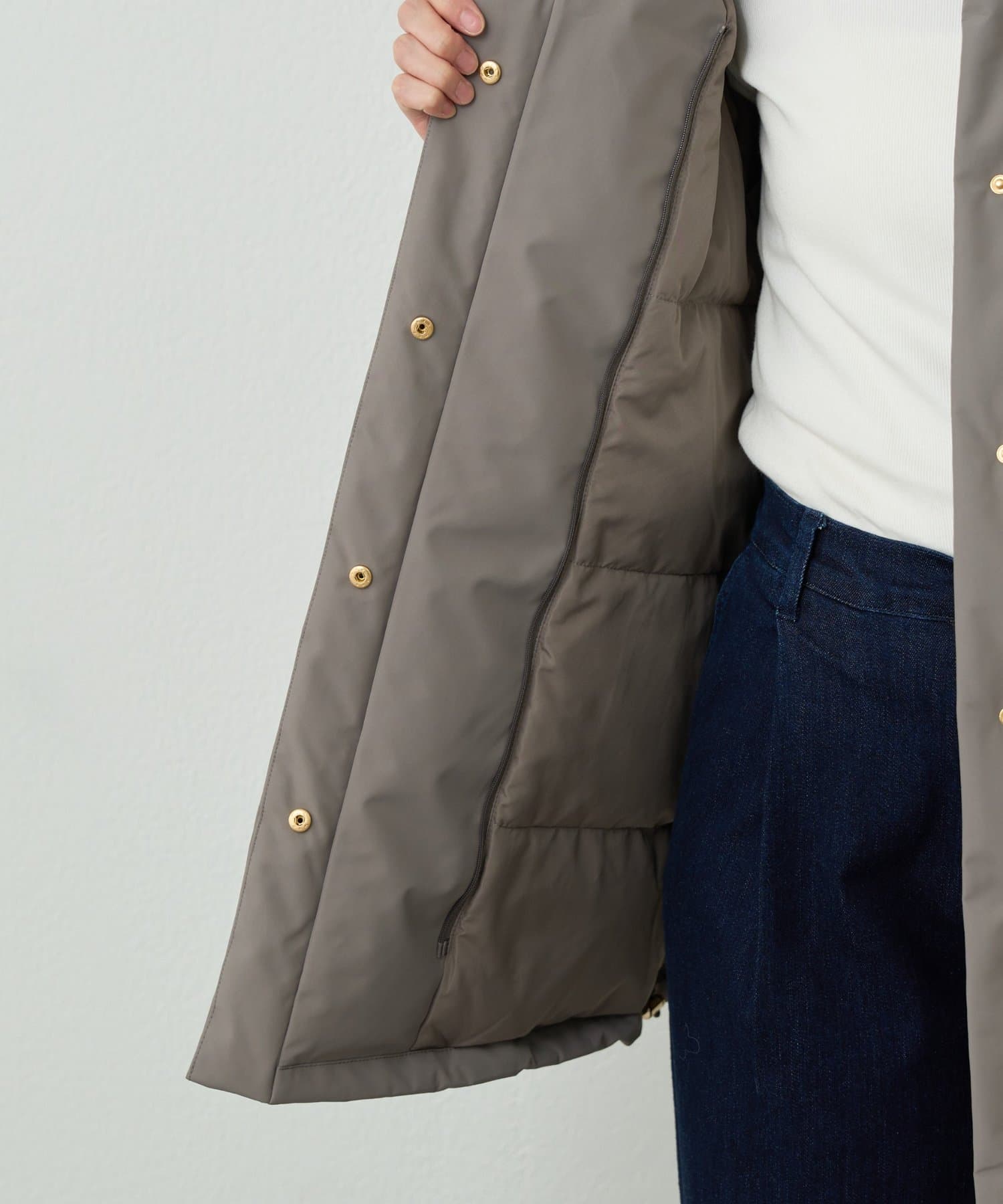 un dix cors(アンディコール) 《幅広い着こなしに◎》ライナー付きステッチレスダウン