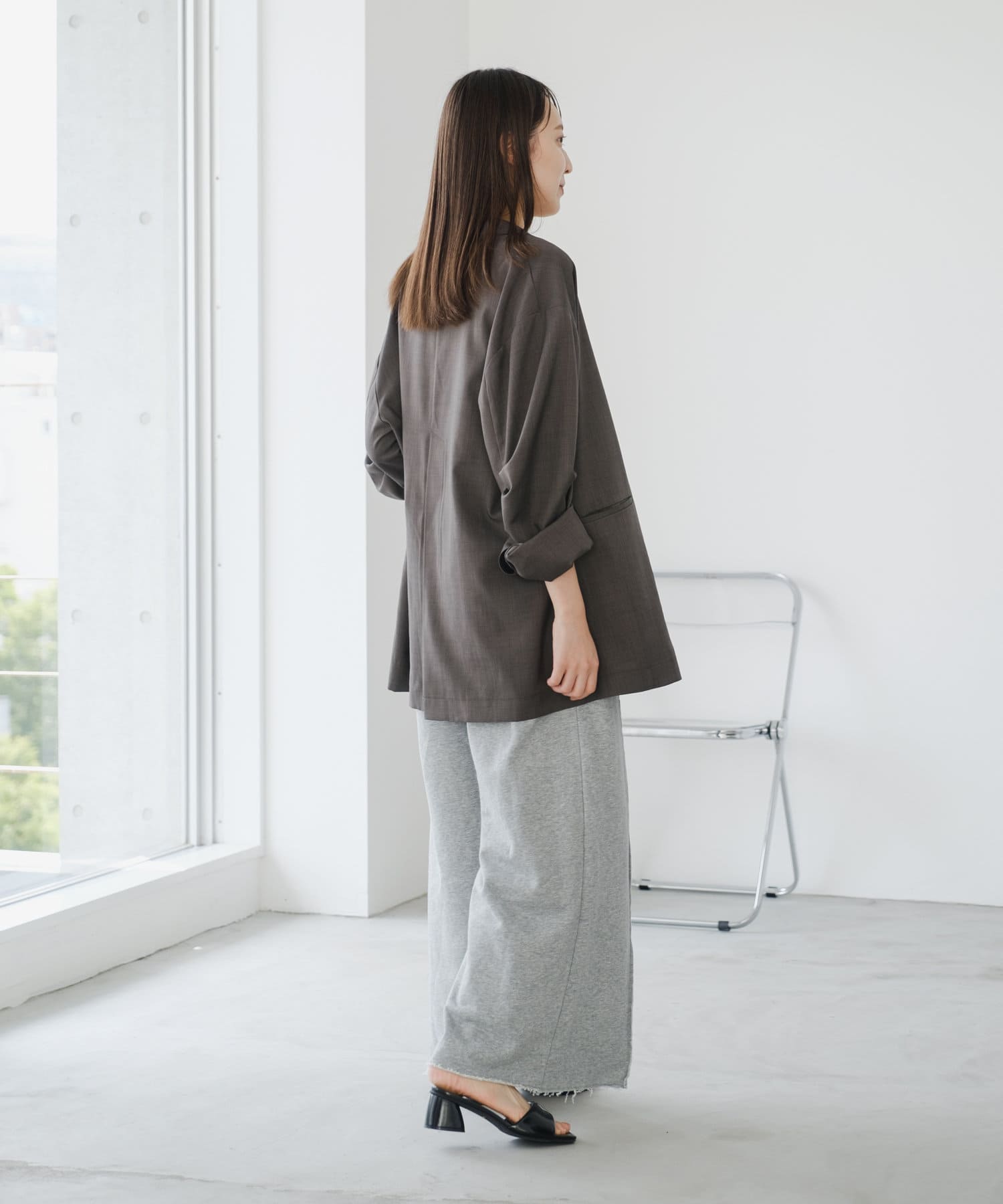 OUTLET(アウトレット) 【Kastane】スウェットベアサロペット