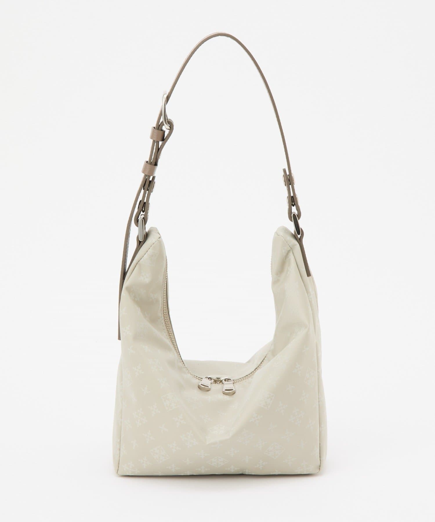 russet ショルダーバッグ　ベージュ　ダブル　キャンバスベルト　オレンジ russet｜アレンジショルダーベルト[Monogram] | Rakuten Fashion