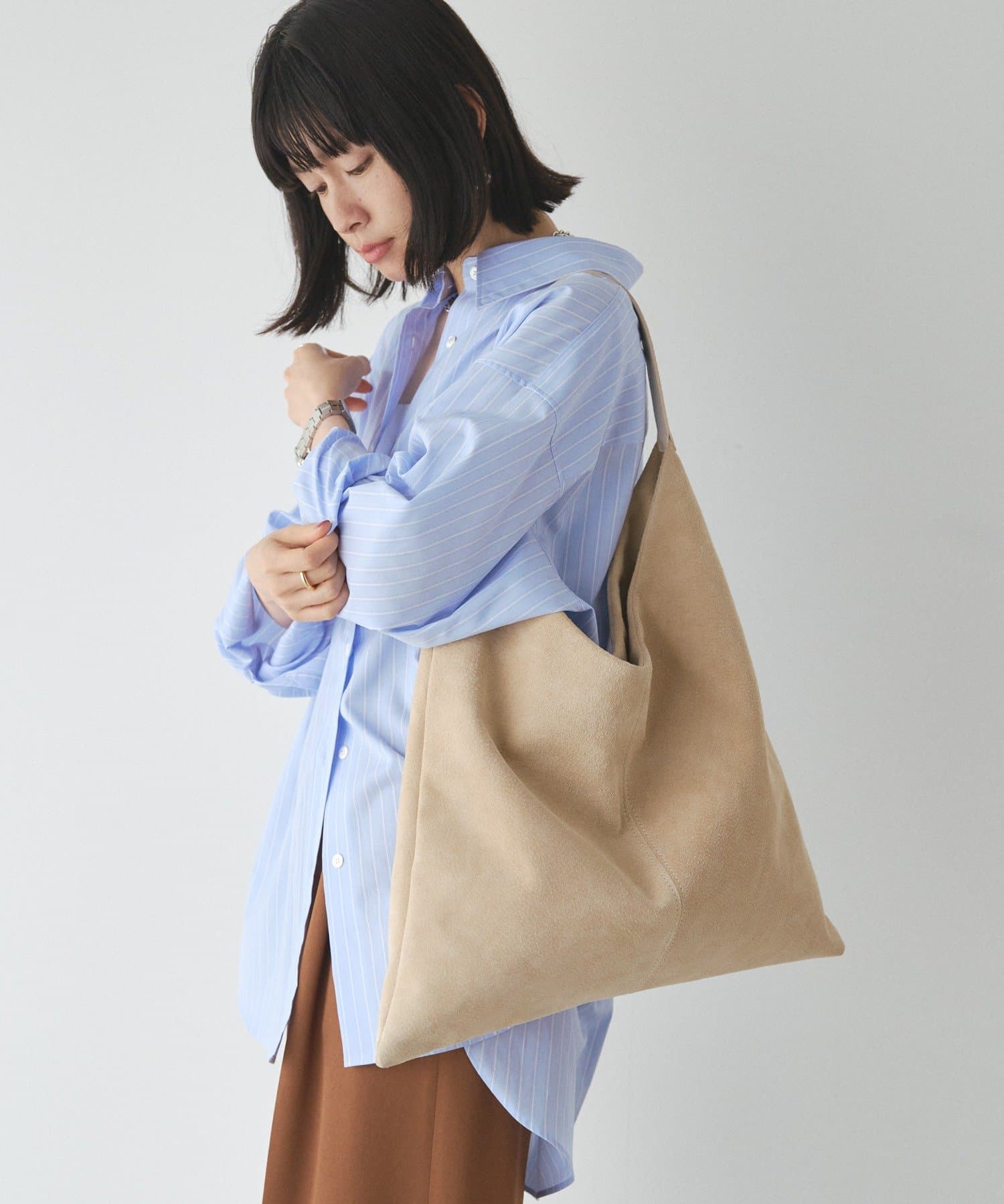 russet(ラシット) 【7/17 12:00予約スタート】本革スエードワンショルダーバッグ