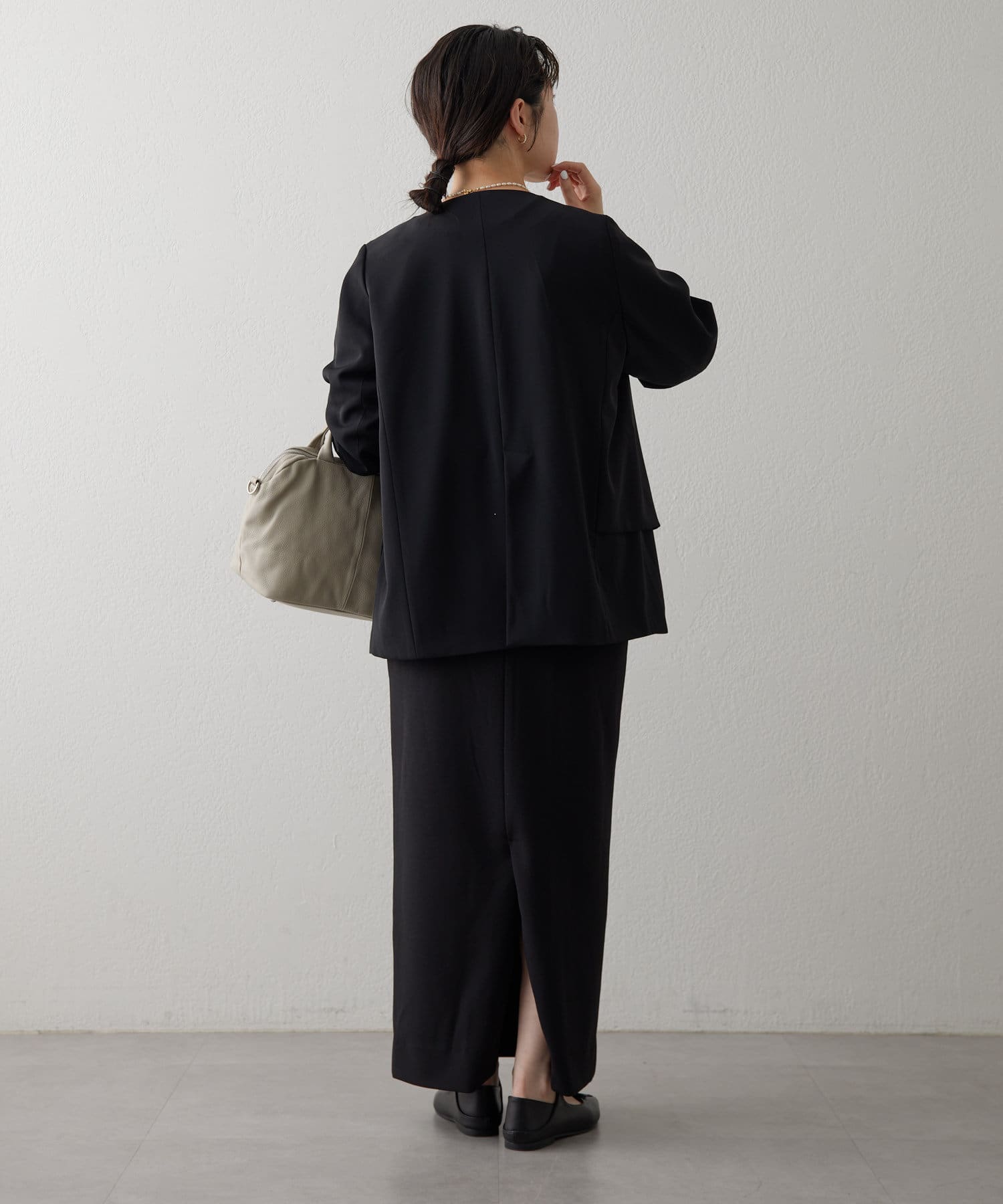 ear PAPILLONNER カットジョーゼットスカート パル PAL 【ear PAPILLONNER】カットジョーゼットスカート