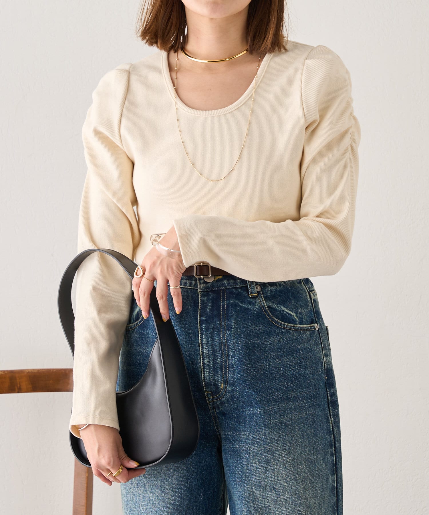 たけ様　ボリュームスリーブプルオーバー SHENERY】ボリュームスリーブプルオーバー | OUTLET(アウトレット