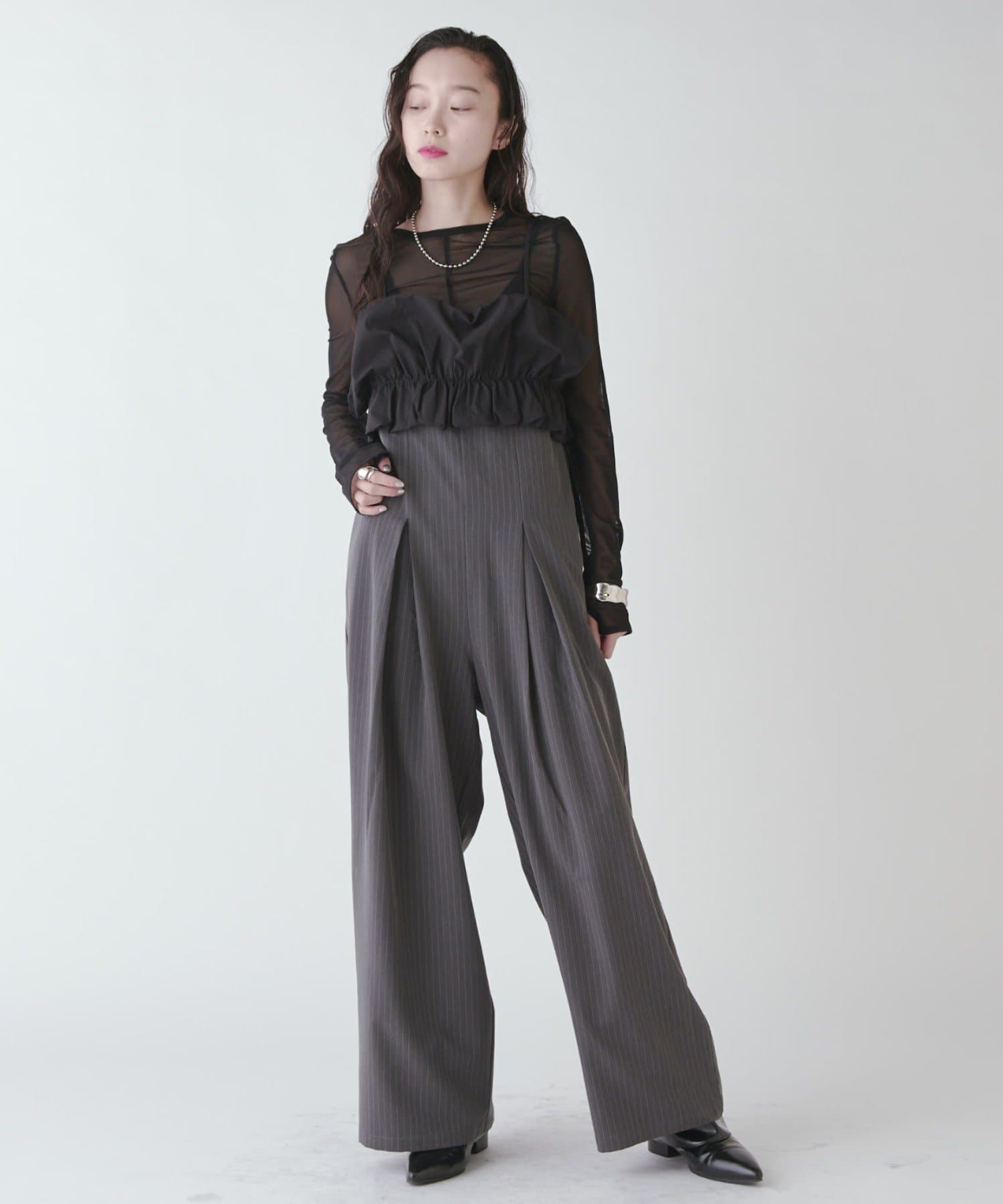 OUTLET(アウトレット) 【Lui's】ビスチェドッキングサロペット