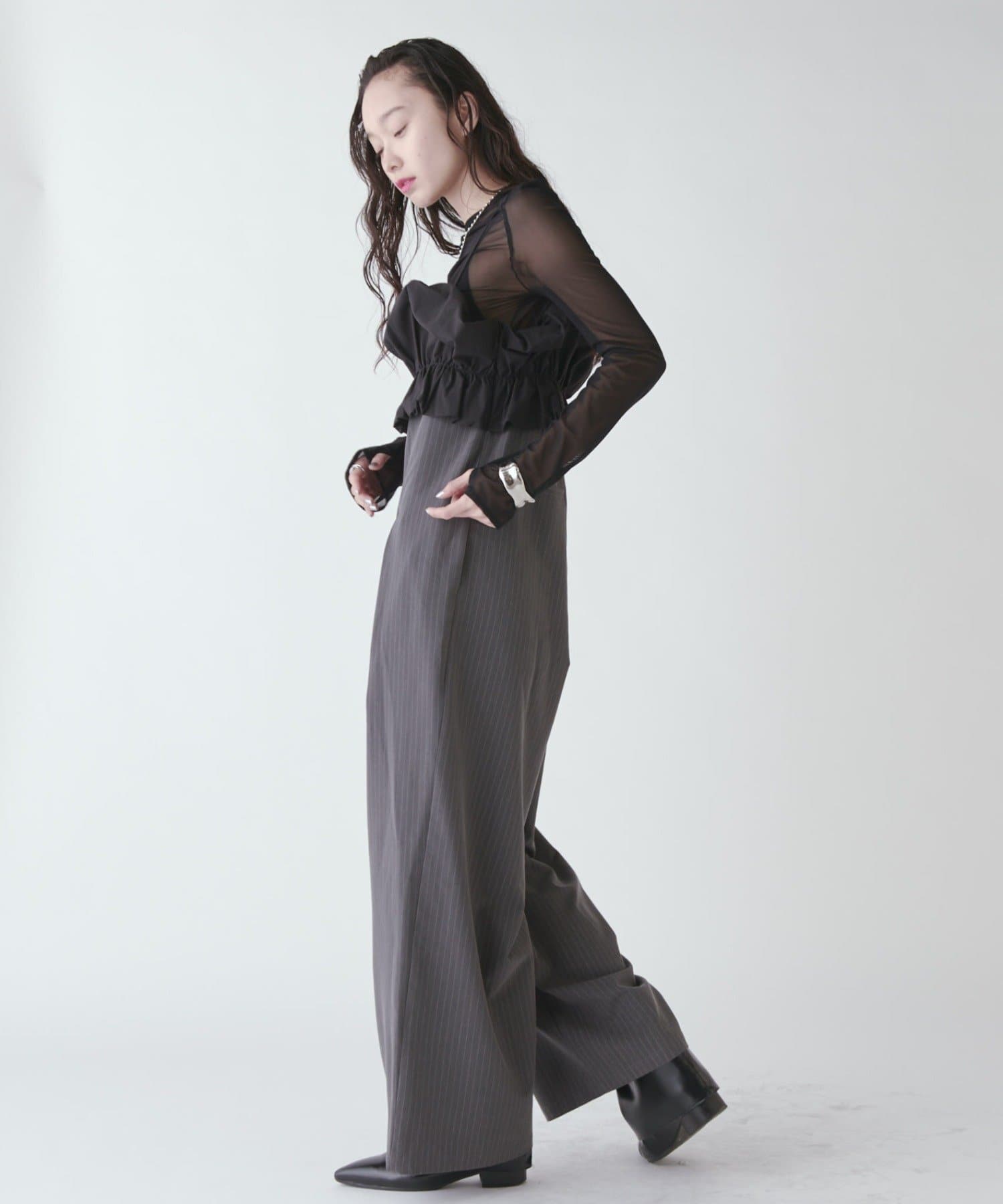 OUTLET(アウトレット) 【Lui's】ビスチェドッキングサロペット