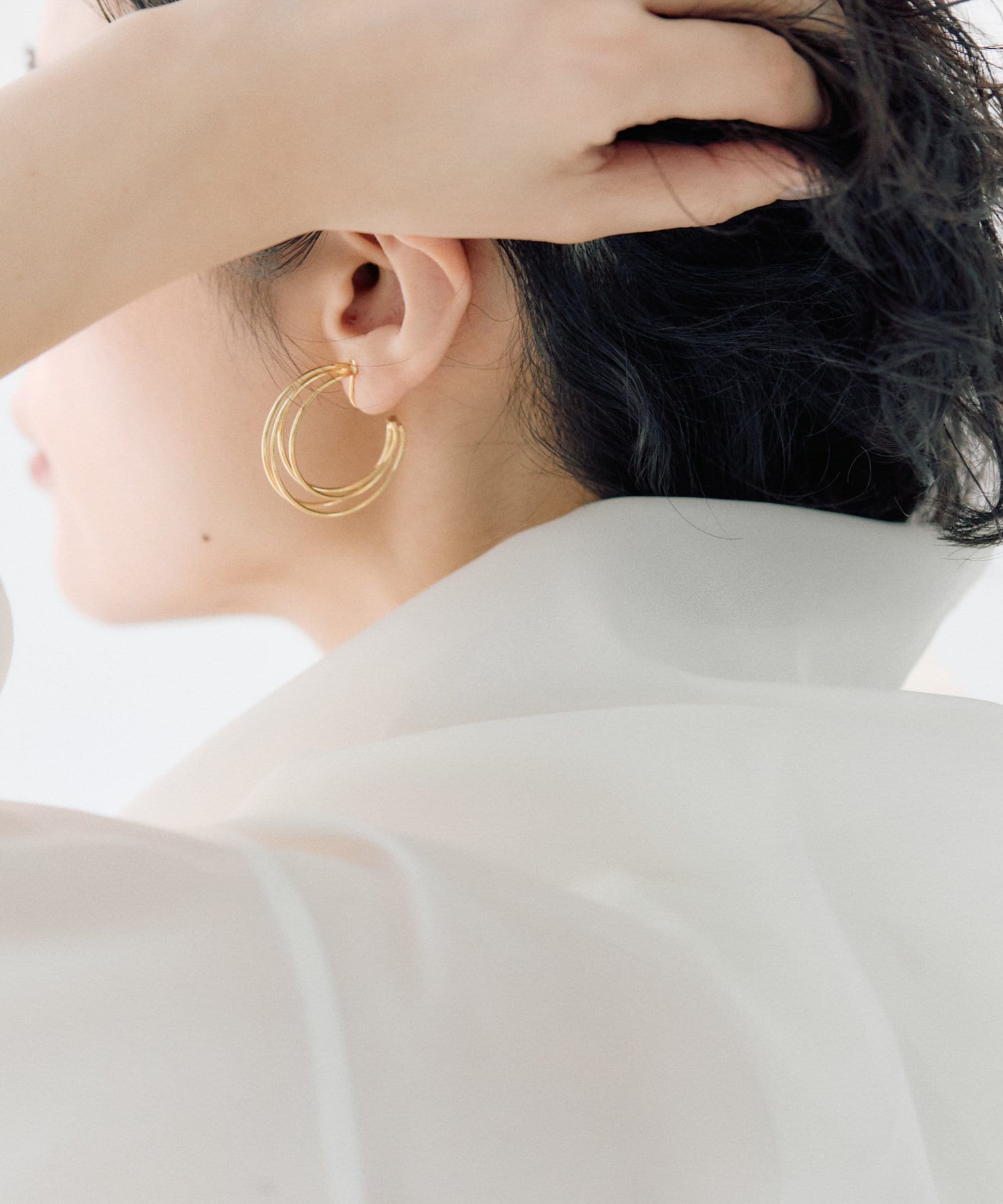 OUTLET(アウトレット) 【ear PAPILLONNER】多連フープイヤリング