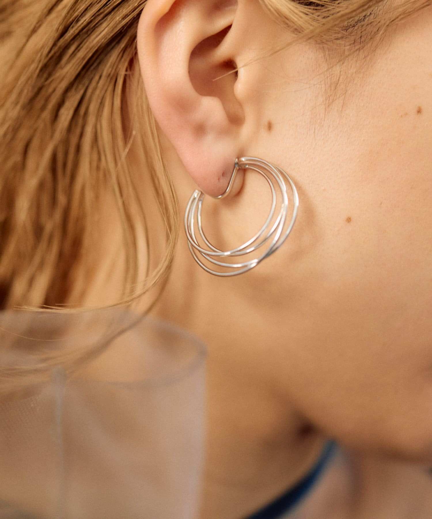 OUTLET(アウトレット) 【ear PAPILLONNER】多連フープイヤリング