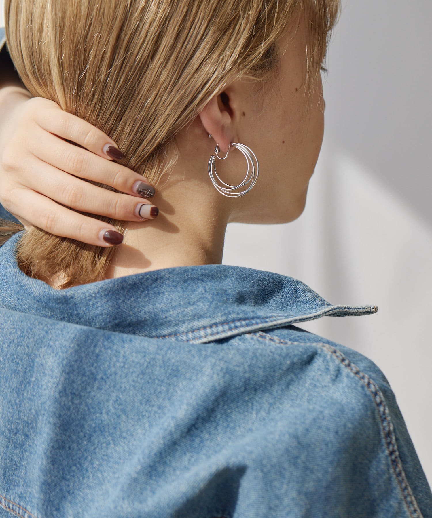 OUTLET(アウトレット) 【ear PAPILLONNER】多連フープイヤリング