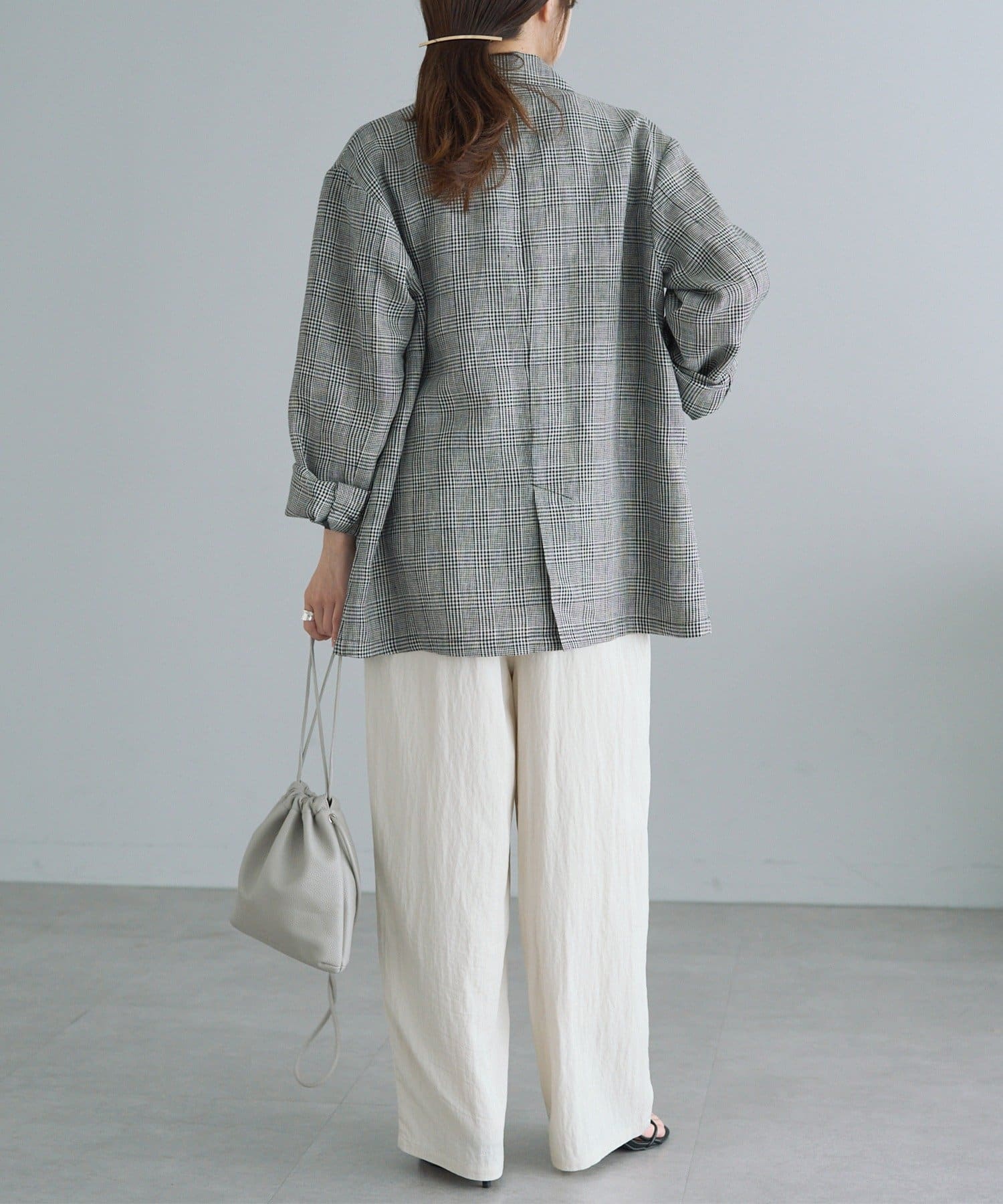 PUAL CE CIN(ピュアルセシン) リネンライトジャケット