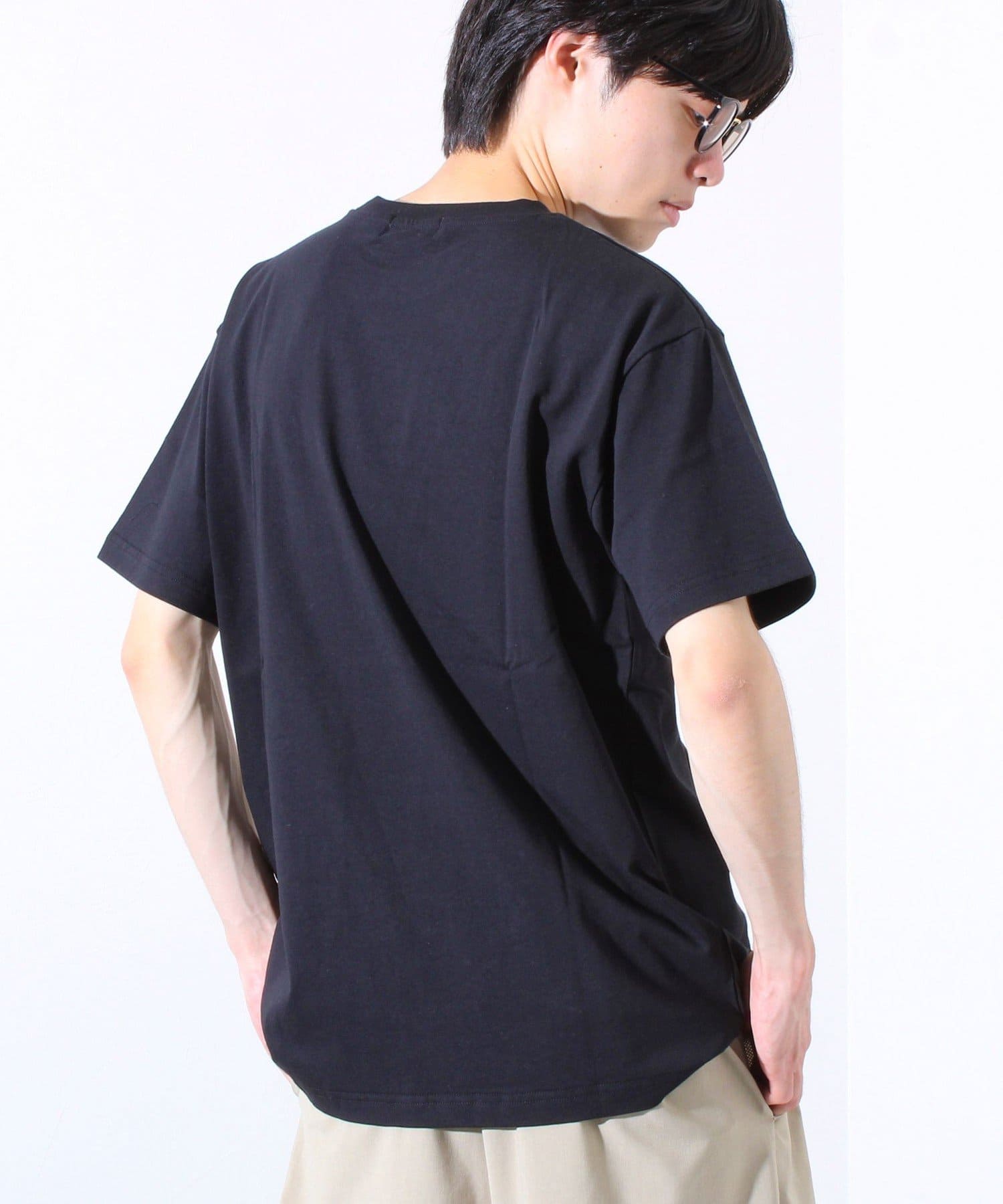 FREDY & GLOSTER(フレディ アンド グロスター) 【GLOSTER】オープンエンド天竺フレブルポケT クルーネックTシャツ