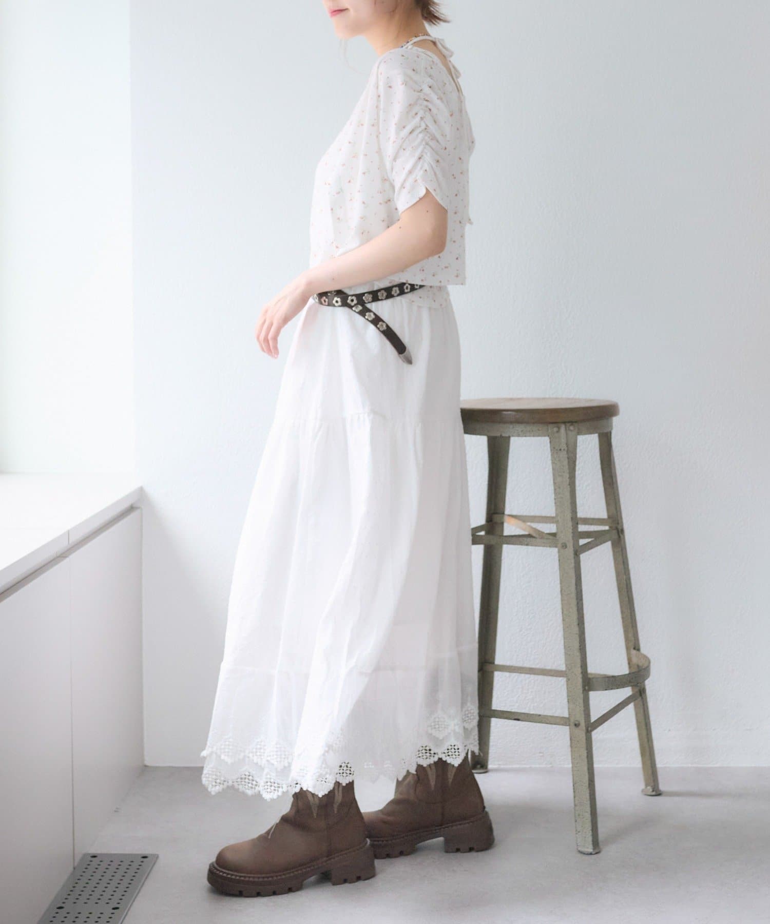 w closet(ダブルクローゼット) ホルターレイヤードSET