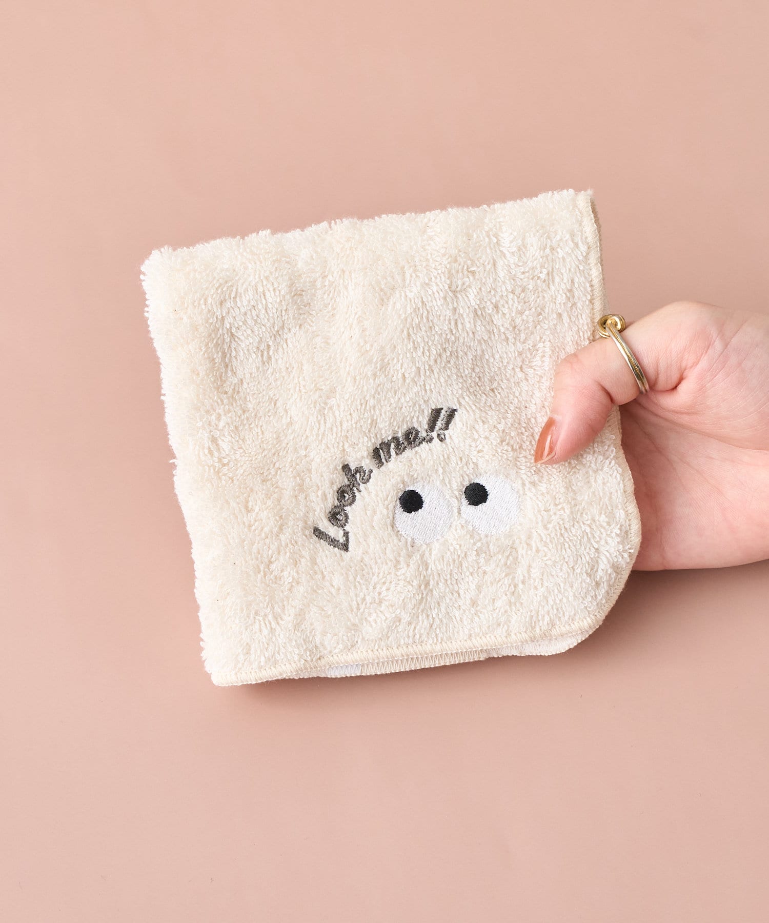 BIRTHDAY BAR(バースデイバー) おめめ　刺繍タオルハンカチ