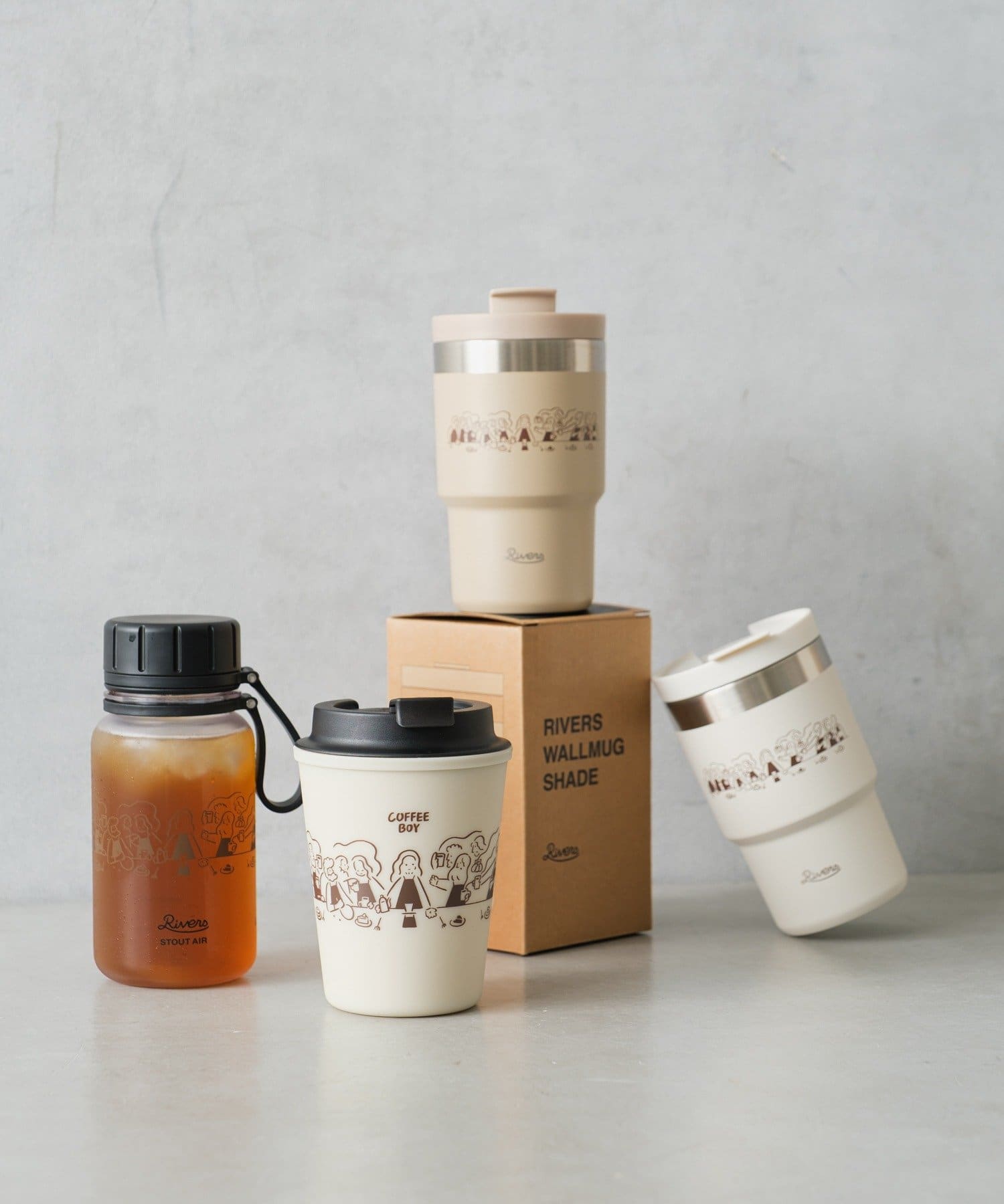 BIRTHDAY BAR(バースデイバー) 【BIRTHDAY BAR EC先行販売！】RIVERSE×COFFEE BOY ウォールマグシェイド LAST AFTER COFFEE