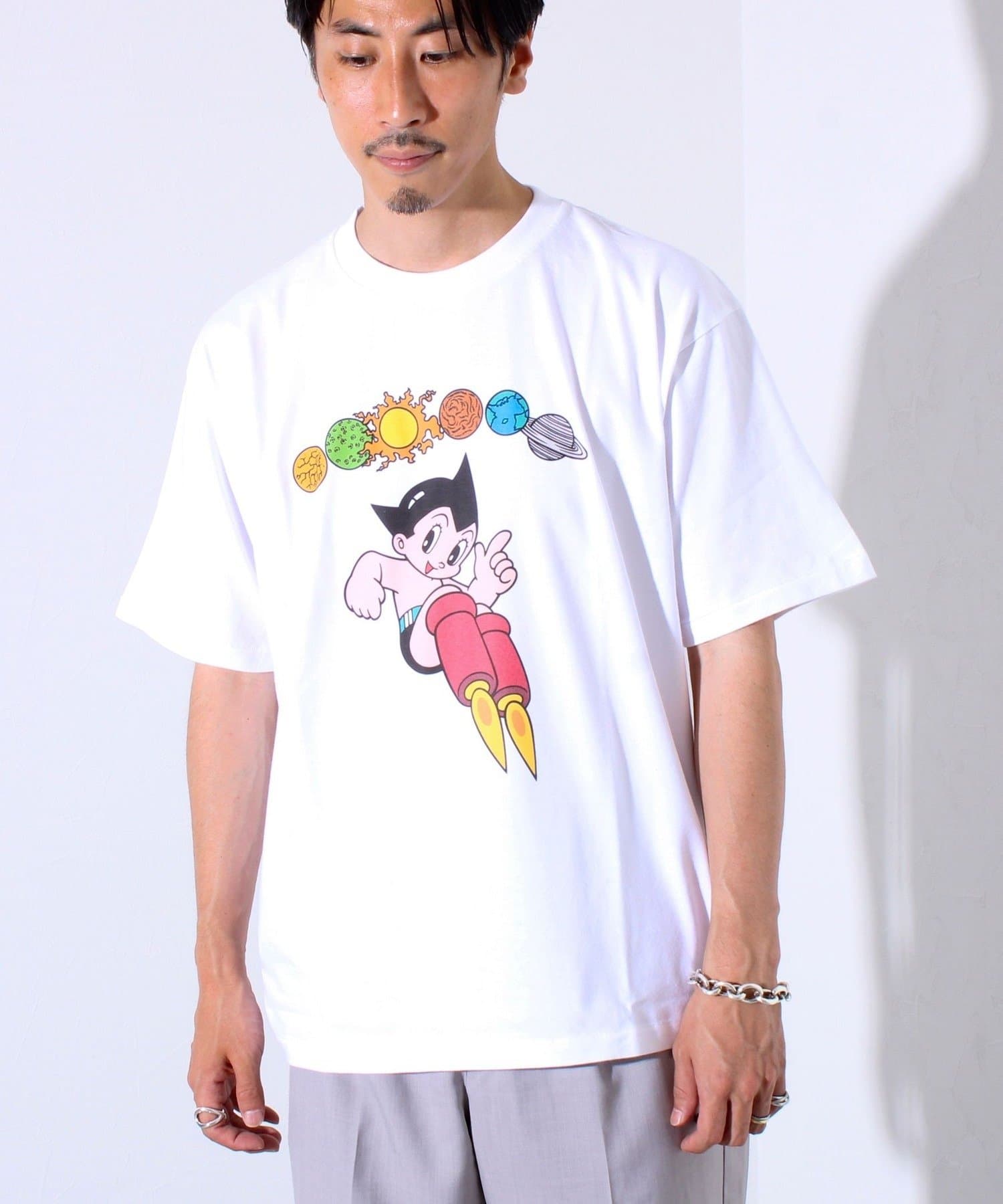 【激レア1点物】鉄腕アトム　ASTRO BOY紺　ブラックジャック黒Tシャツ着用 鉄腕アトム（ASTRO BOY）/ブラック・ジャック（BLACK JACK）手塚