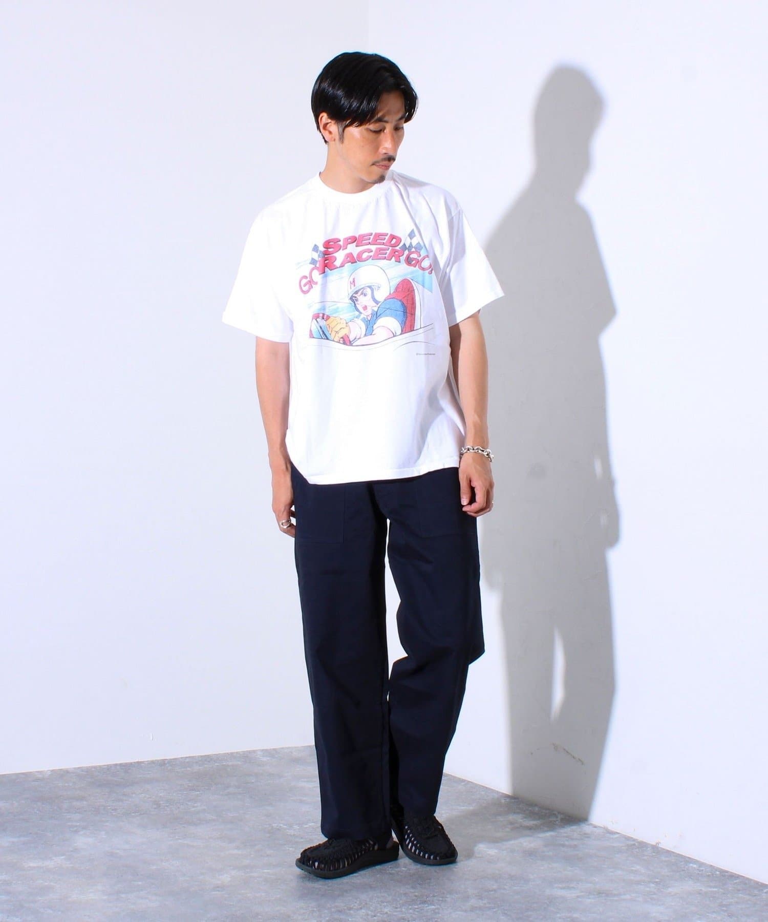 昭和アニメヒーローTシャツ（スピードレーサー・ガッチャマン