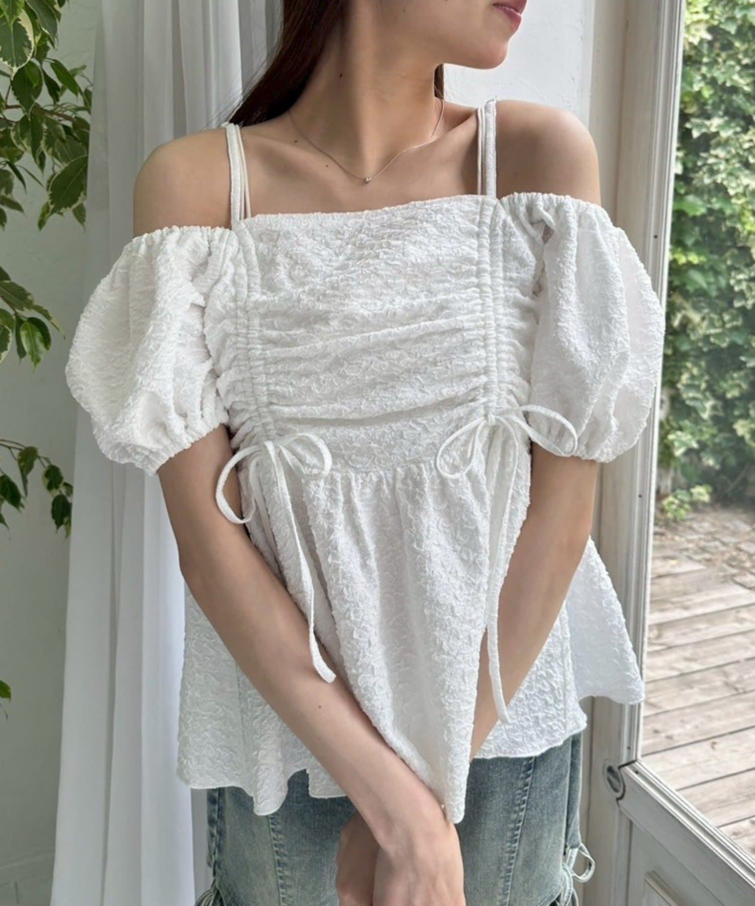 ドロストオフショルチュニック | OLIVE des OLIVE(オリーブ デ