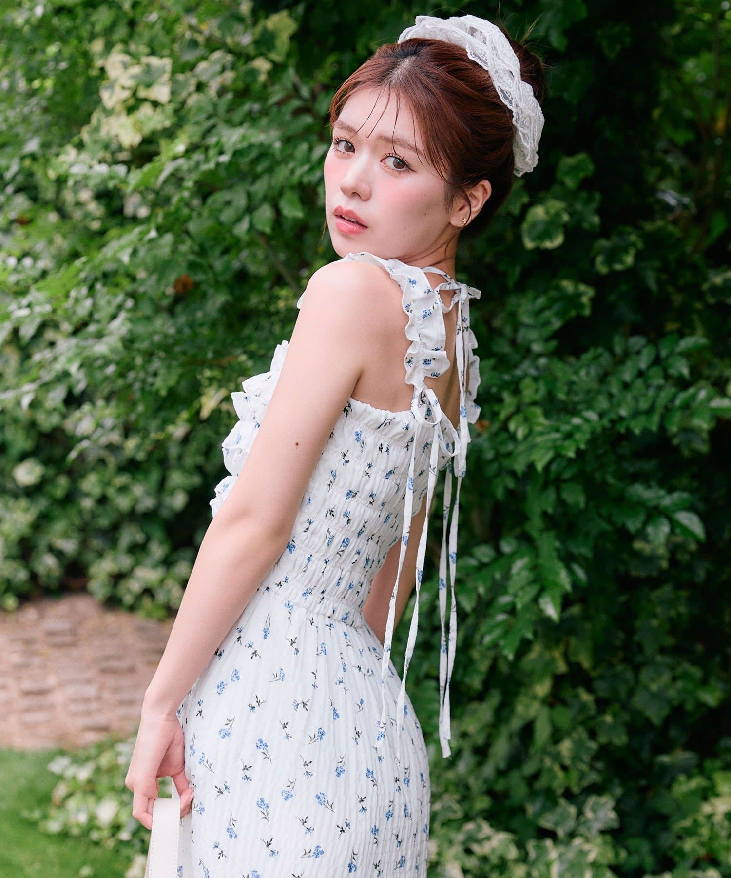 OLIVE des OLIVE フリルシャーリングワンピース S 夏の着映え】フリルシャーリングワンピース | OLIVE des OLIVE