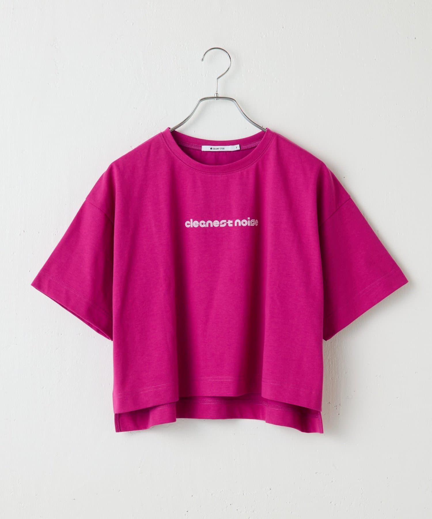 COLONY 2139(コロニー トゥーワンスリーナイン) cleanestワイドクロップドTシャツ