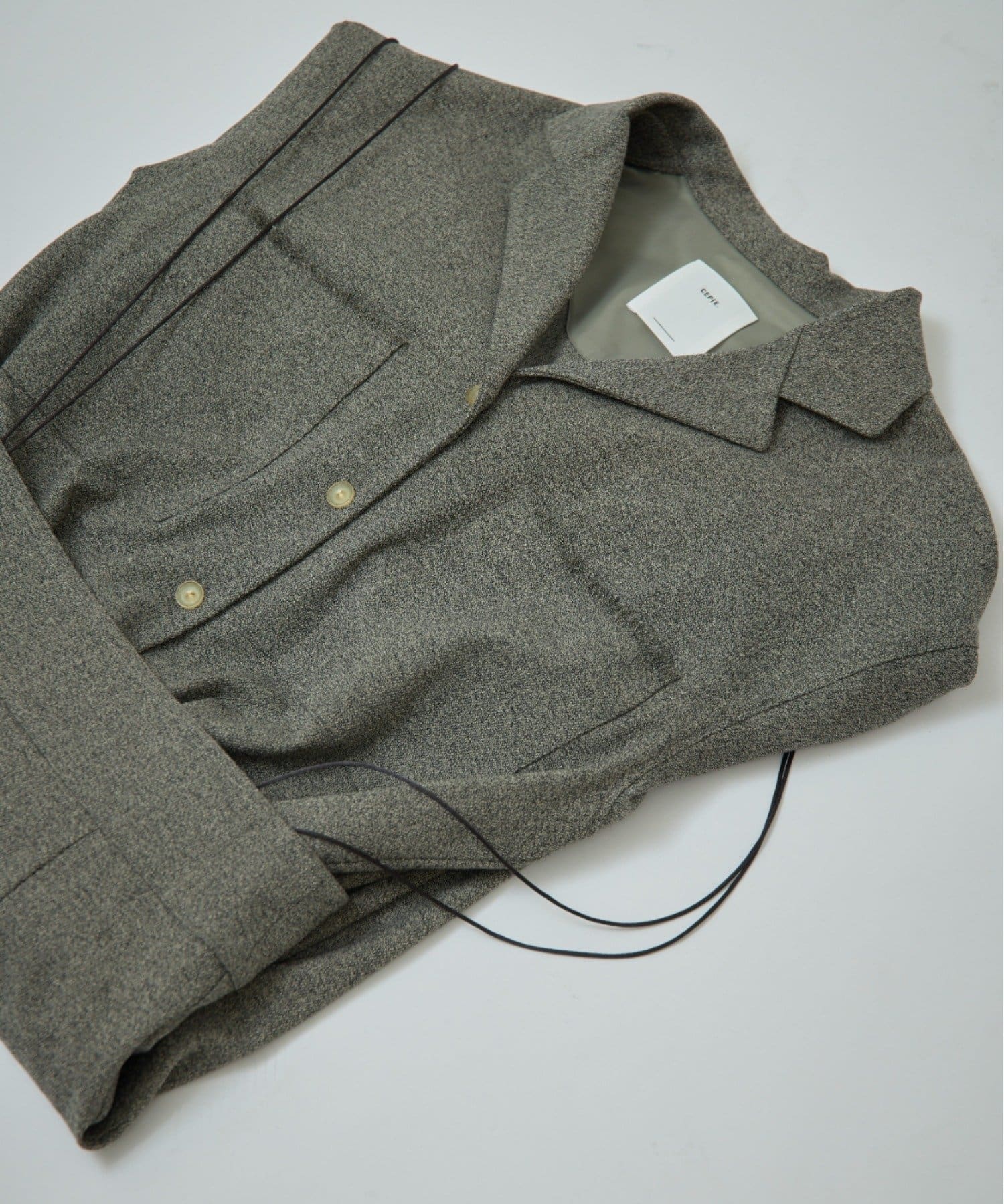 COLLAGE GALLARDAGALANTE(コラージュ ガリャルダガランテ) 【CEPIE./セピエ】トップ オープンカラーシャツ/カセット服