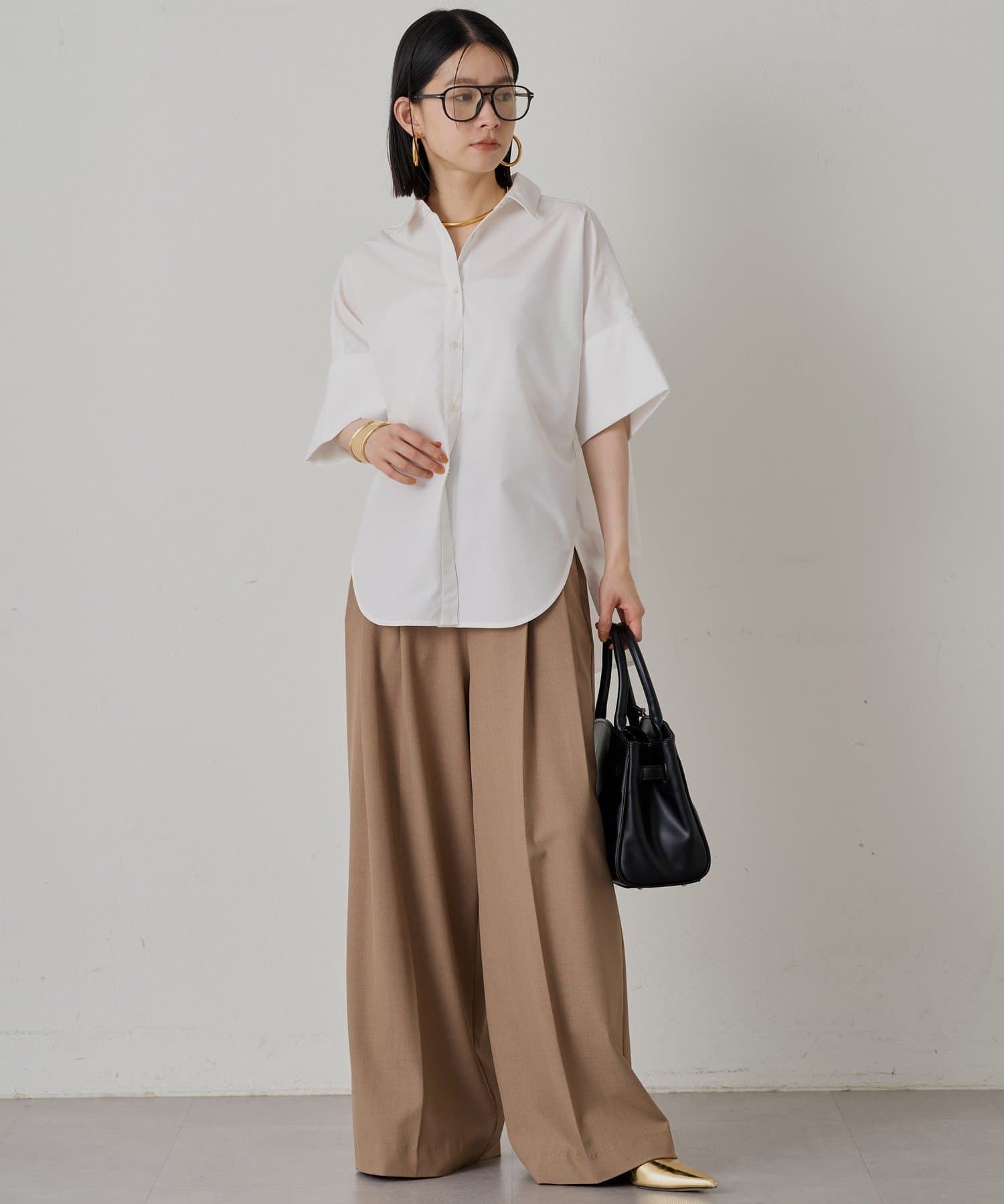 ビッグカフスシャツ | LOUNGEDRESS(ラウンジドレス)レディース
