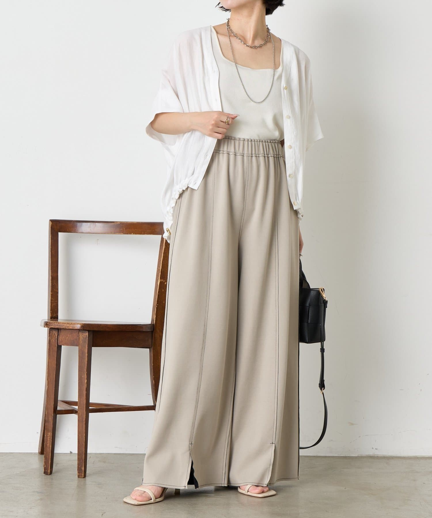 名品】リバーシブルボンディングパンツ | Jena espace