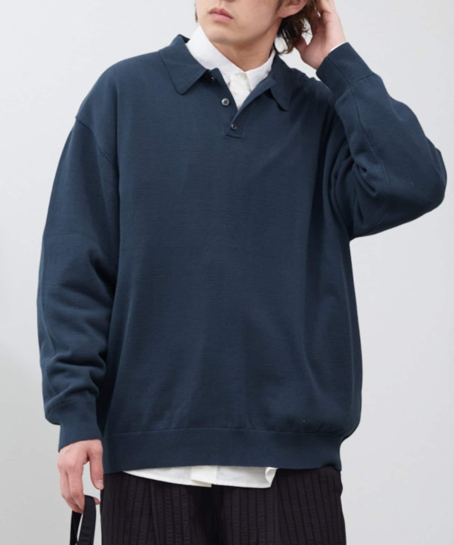 OUTLET(アウトレット) 【Kastane】ファインニットポロシャツ