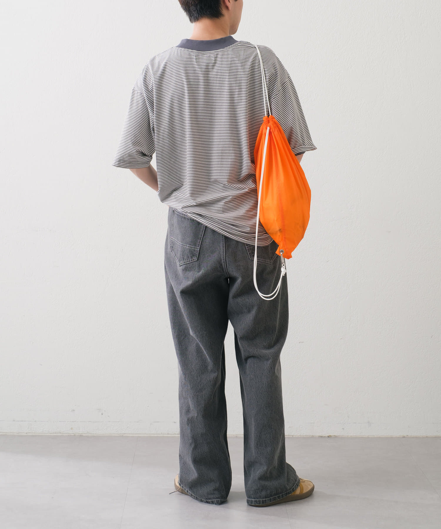 OUTLET(アウトレット) 【Kastane】モックネックボーダーTシャツ