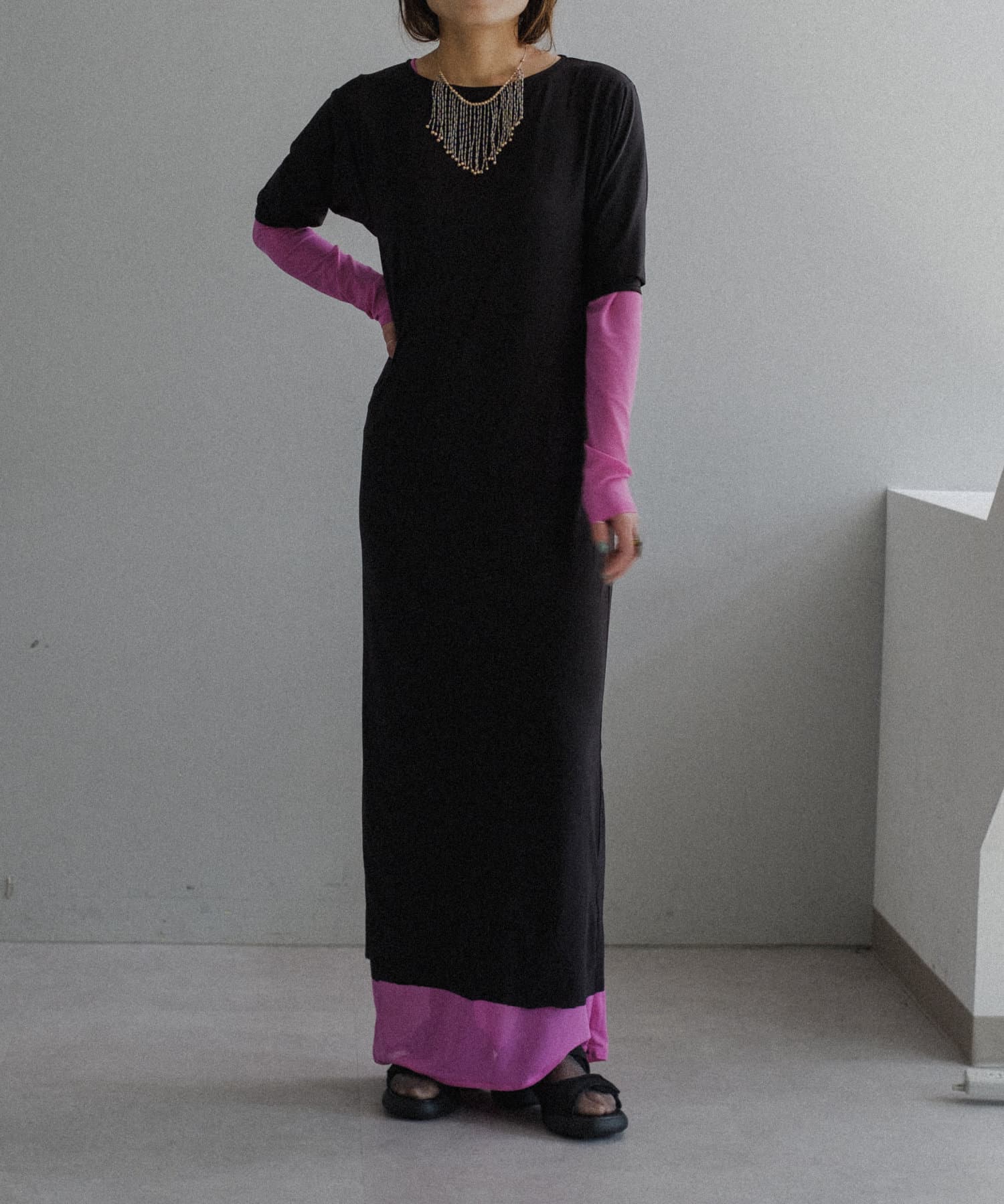OUTLET(アウトレット) 【Pasterip】Layering dress