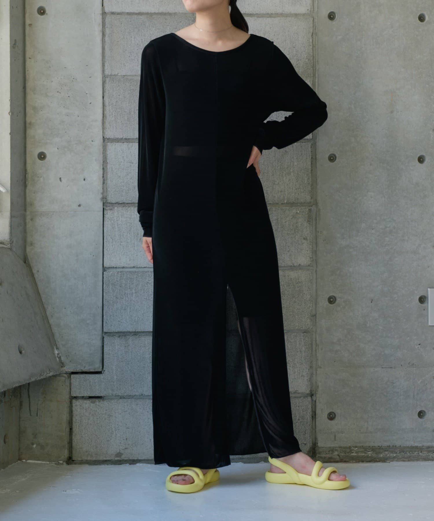 Pasterip パセリSheer rib zip skirt Sheer rib zip skirt | Pasterip(パセリ)レディース | PAL