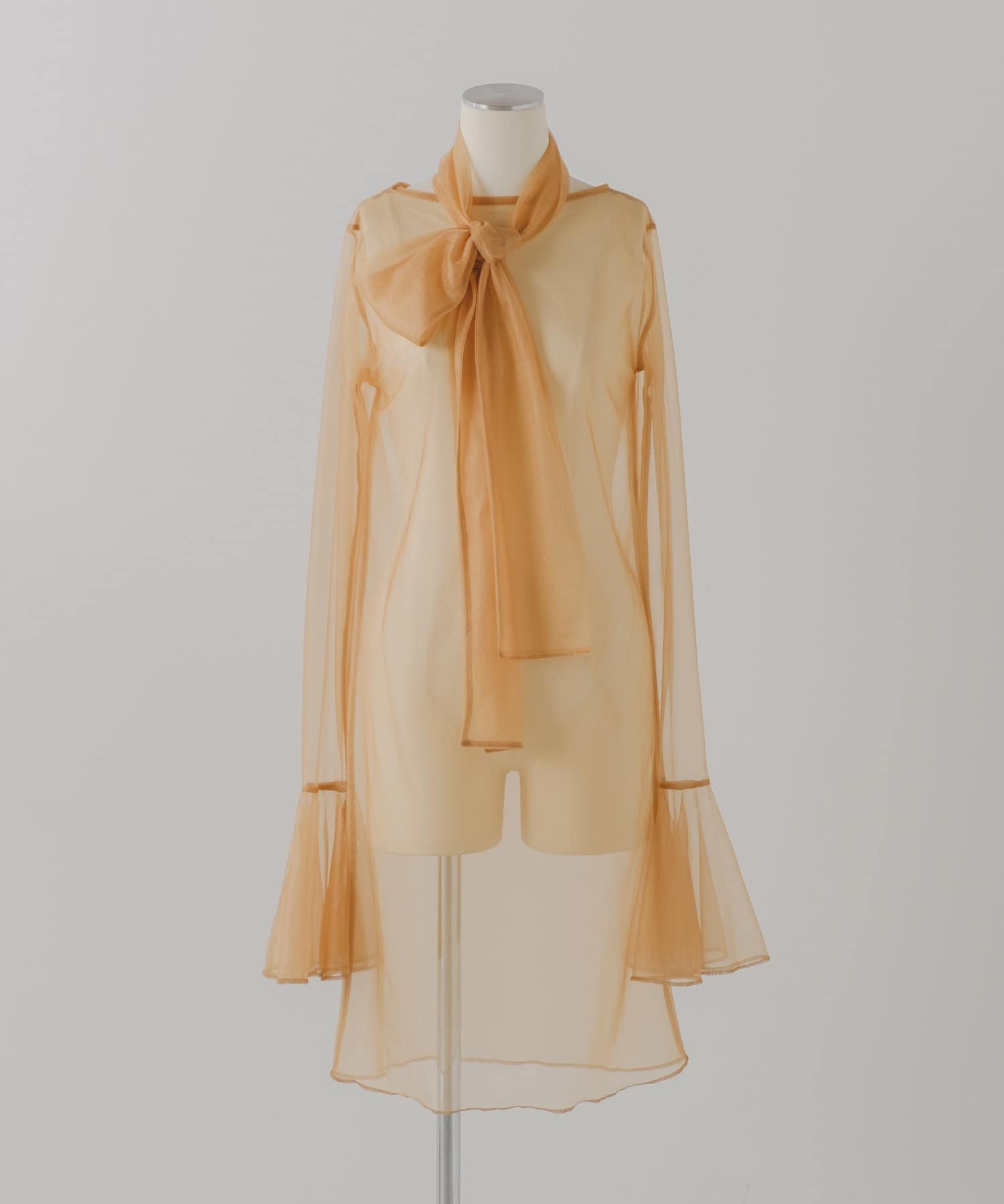 トップス Pasterip Flared sleeves shiny tunic Pasterip Flared Sleeves Shiny Tunic