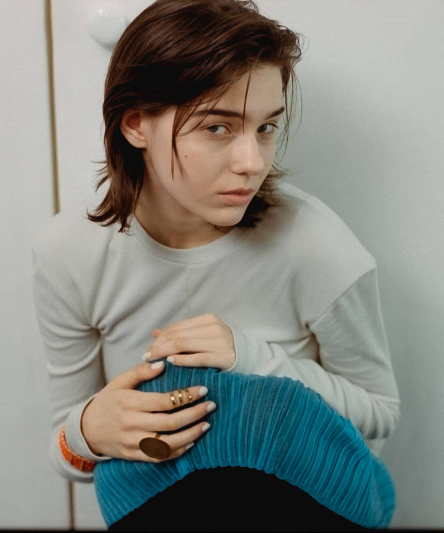 OUTLET(アウトレット) 【Pasterip】Layering sheer skirt & gloves