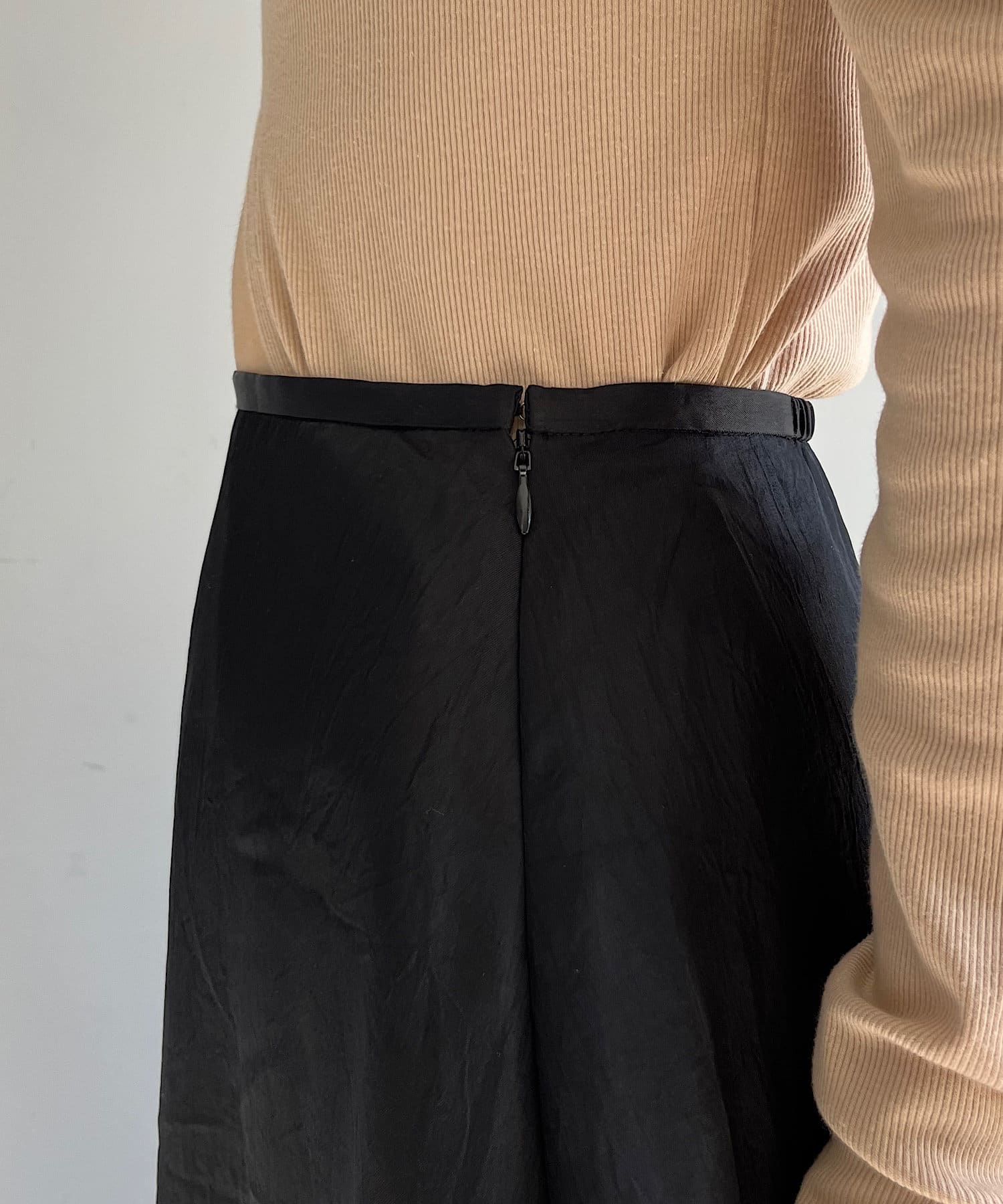 OUTLET(アウトレット) 【Pasterip】Acetate flared big skirt