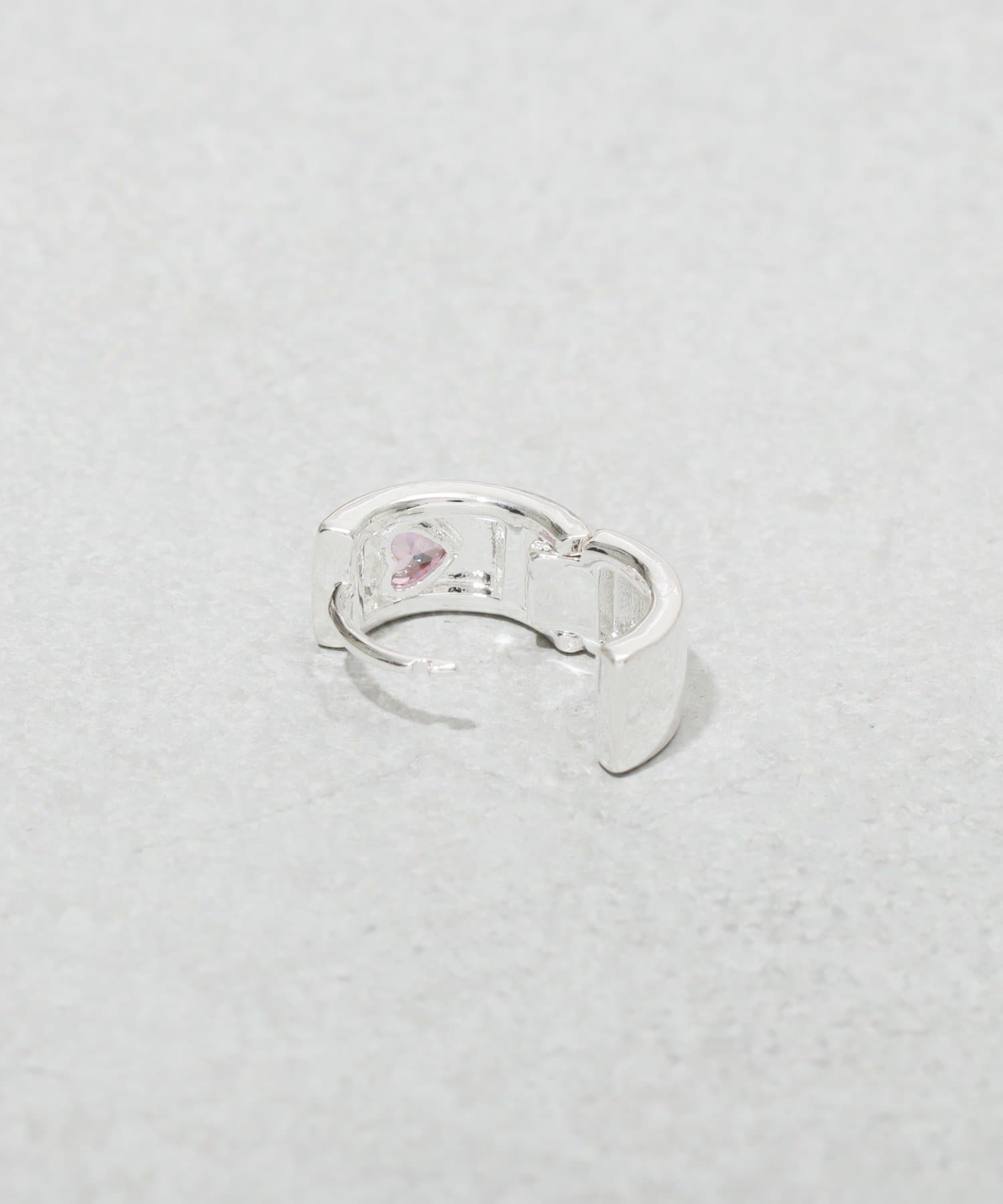 3COINS(スリーコインズ) ウメコミハートワンタッチピアス