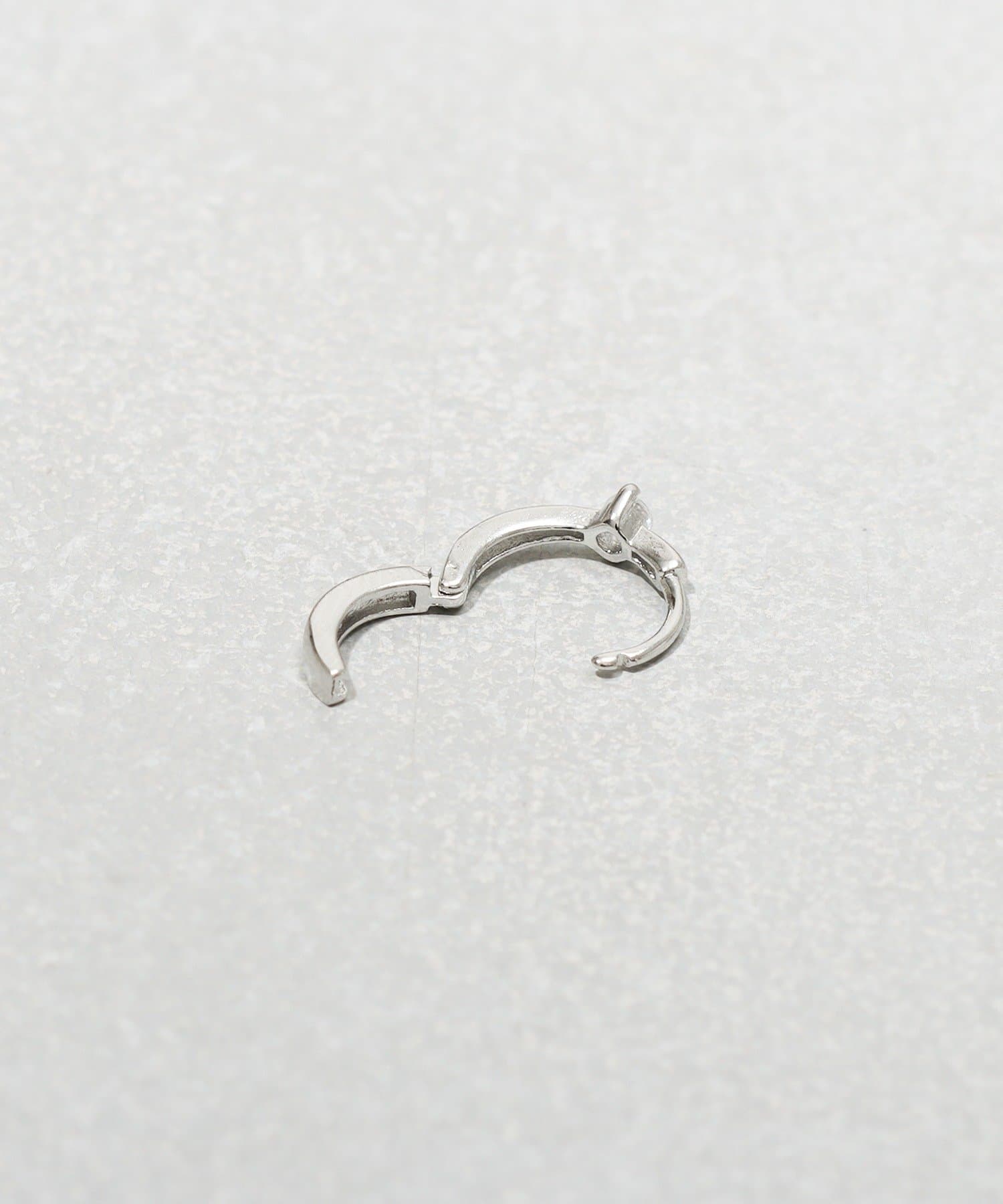 3COINS(スリーコインズ) 1粒キュービックワンタッチピアス