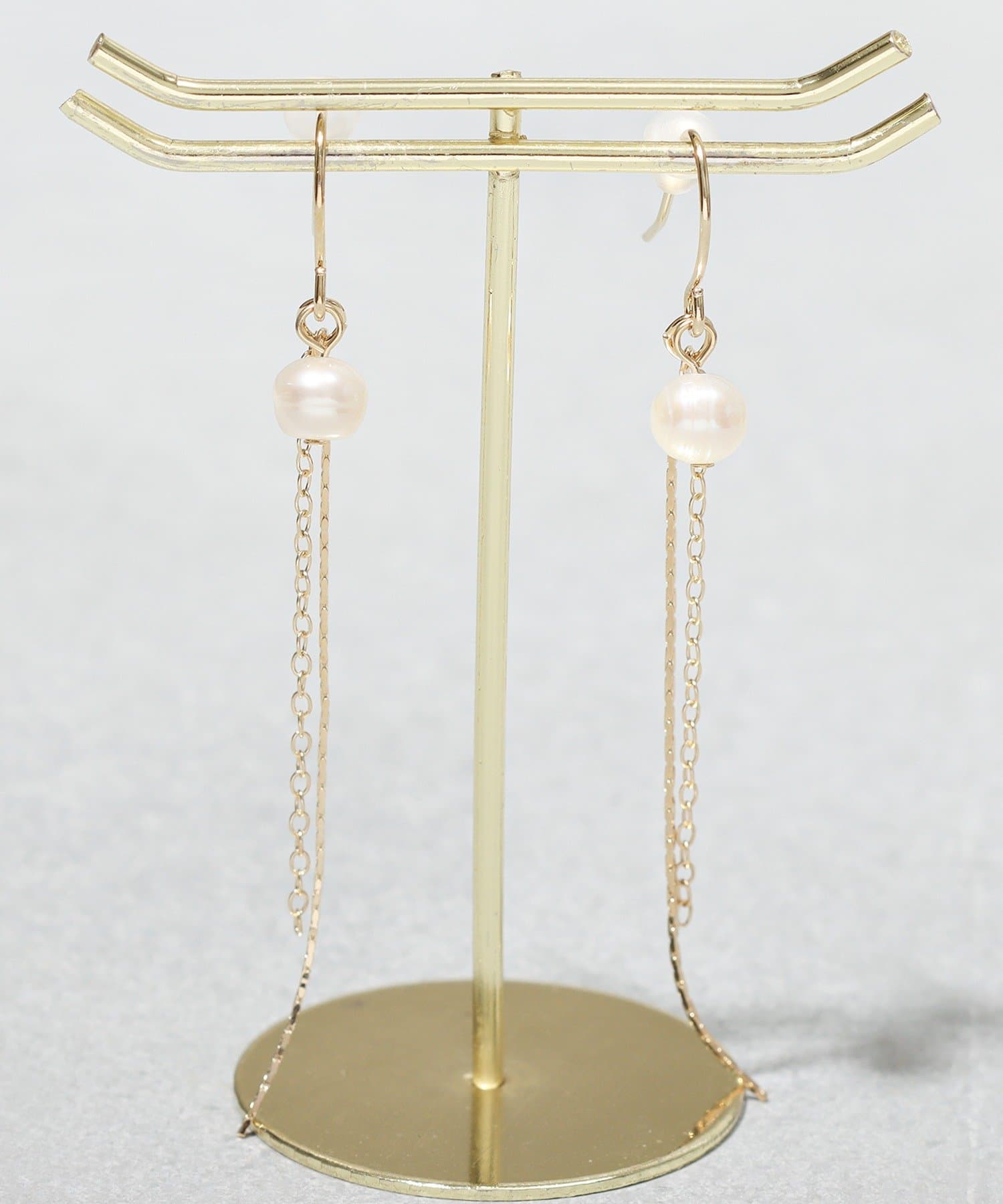 3COINS(スリーコインズ) 淡水パールロングピアス