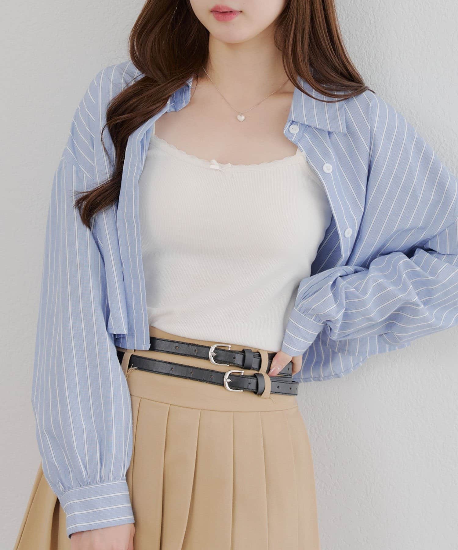 NICE CLAUP / OLIVE des OLIVE OUTLET(ナイスクラップ  / オリーブ デ オリーブ アウトレット) 【RMAF】カップ付レースキャミ