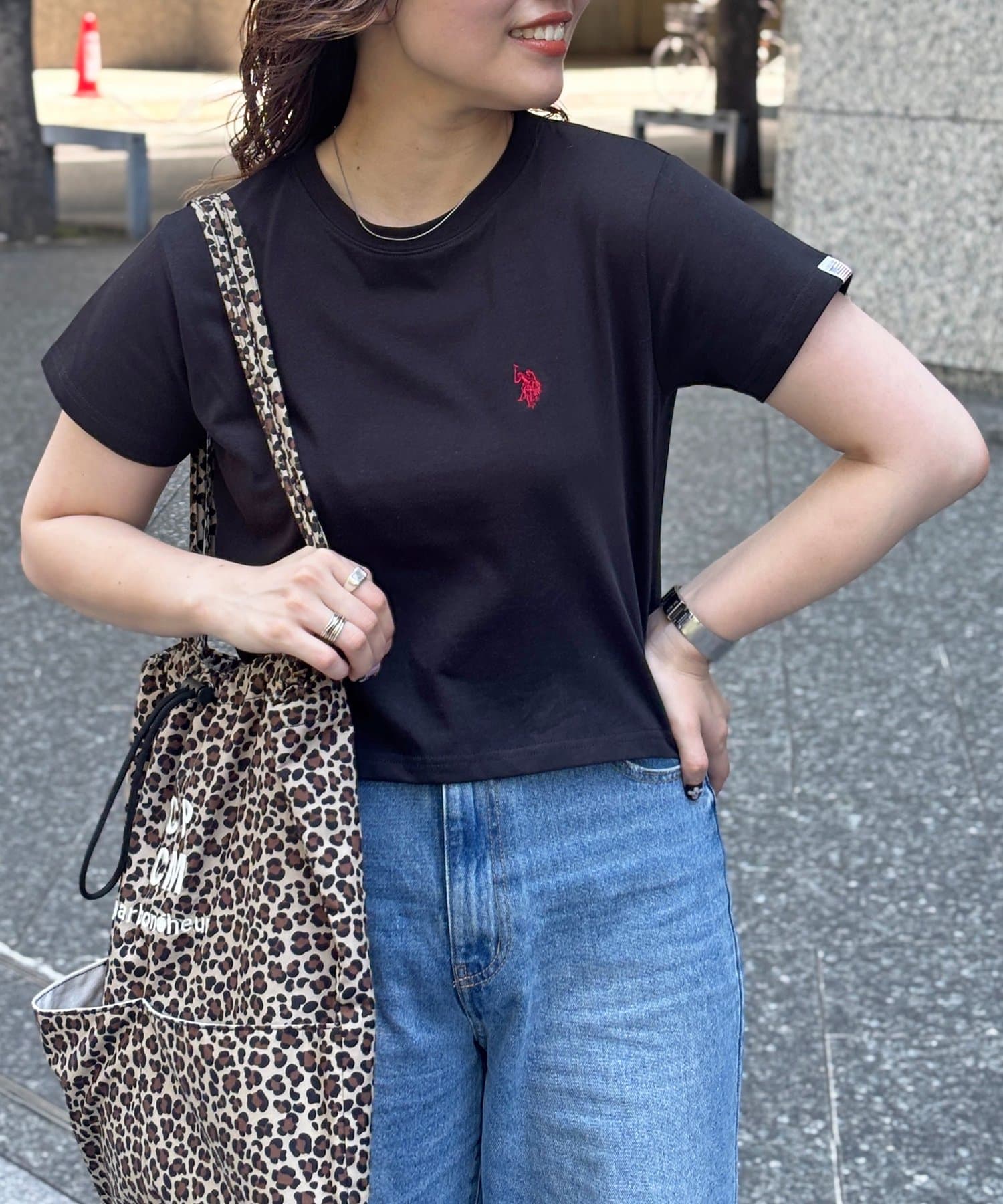 CPCM(シーピーシーエム) 【U.S. POLO ASSN.】クロップドT