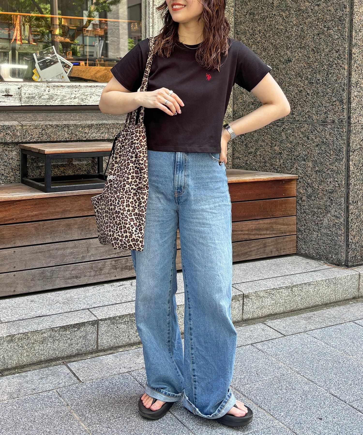 CPCM(シーピーシーエム) 【U.S. POLO ASSN.】クロップドT