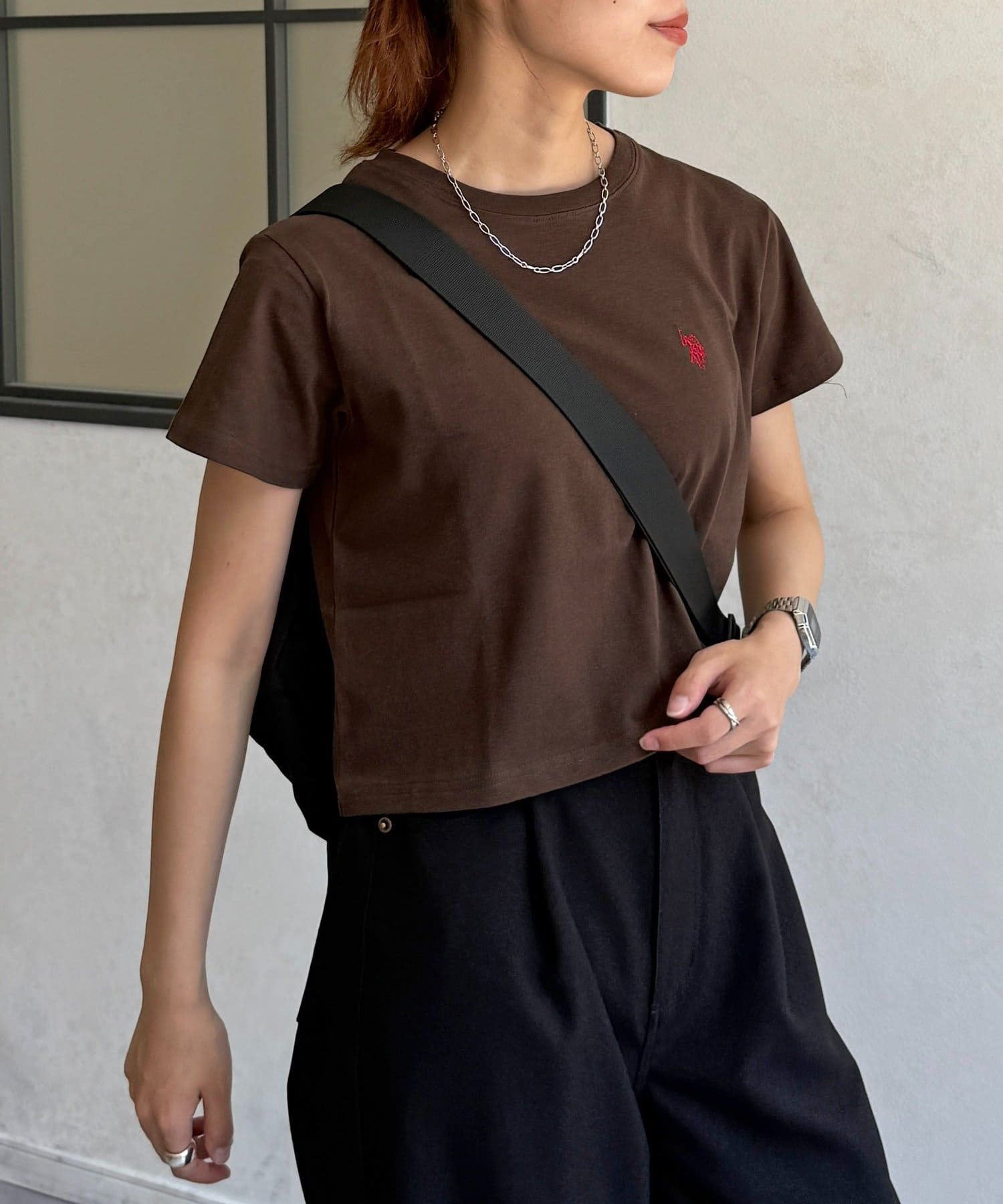 CPCM(シーピーシーエム) 【U.S. POLO ASSN.】クロップドT