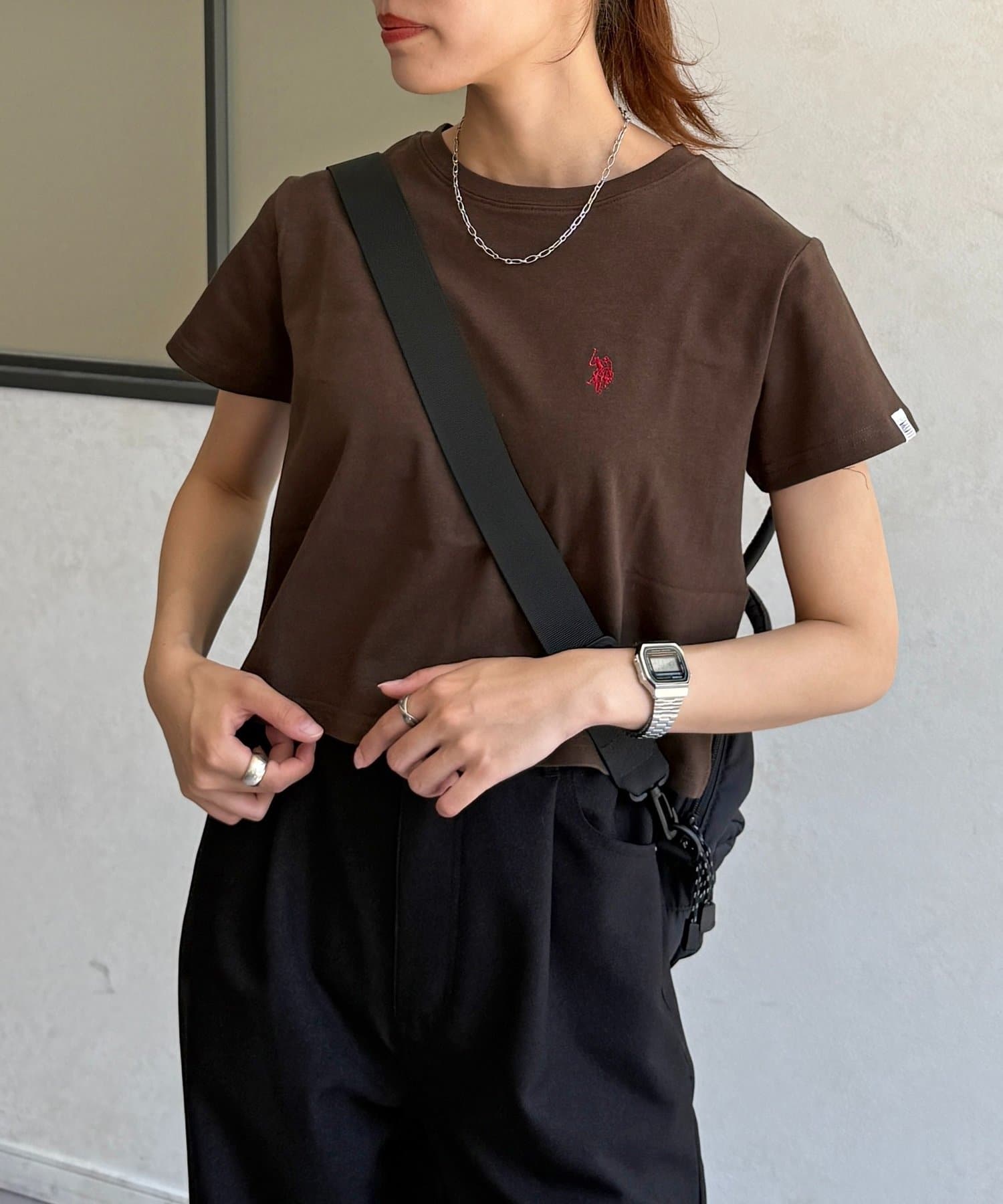 CPCM(シーピーシーエム) 【U.S. POLO ASSN.】クロップドT