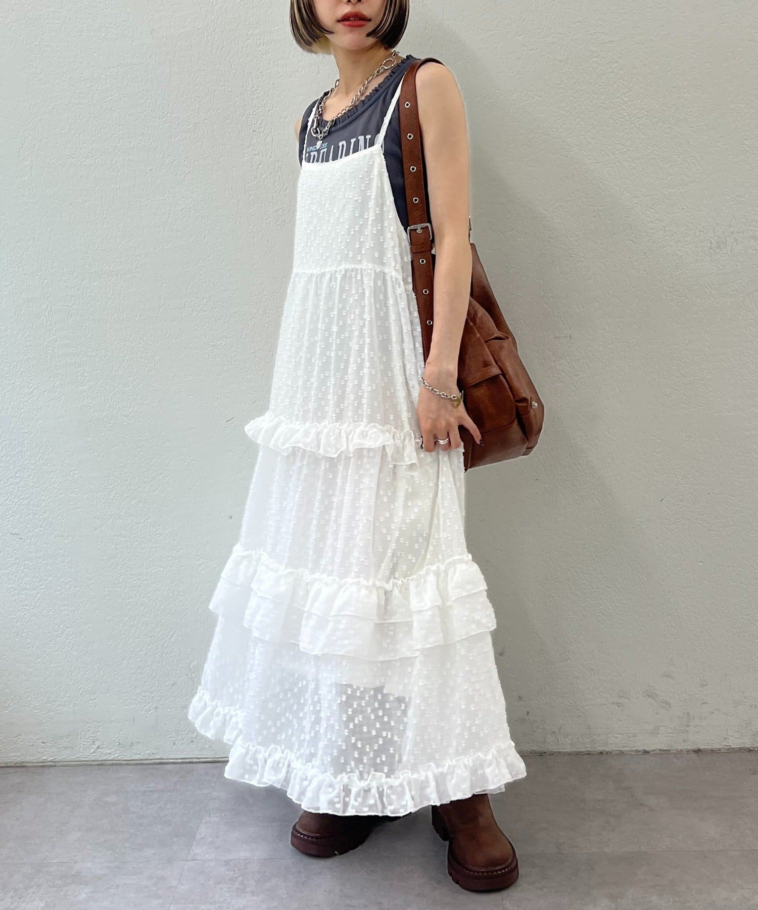 新品タグ付き♡just cavalli♡ジャストカヴァリ♡ティアードワンピース 新品タグ付き♡just cavalli♡ジャストカヴァリ♡ティアード