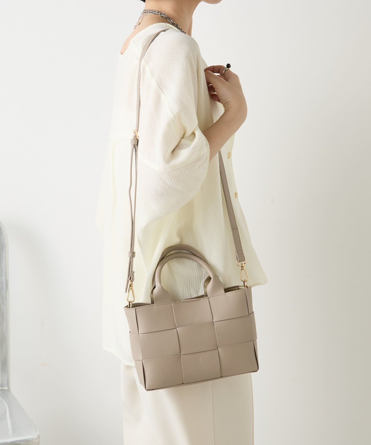 Jena　espace merveilleux(ジェナ　エスパスメルヴェイユ) マルチWAYファーバッグ