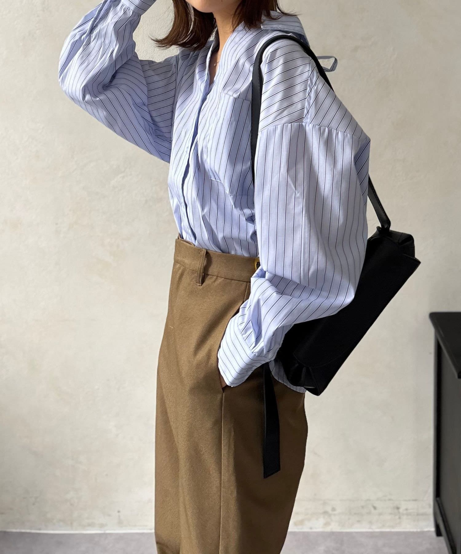 LOCUST(ローカスト) マルチストライプシャツ