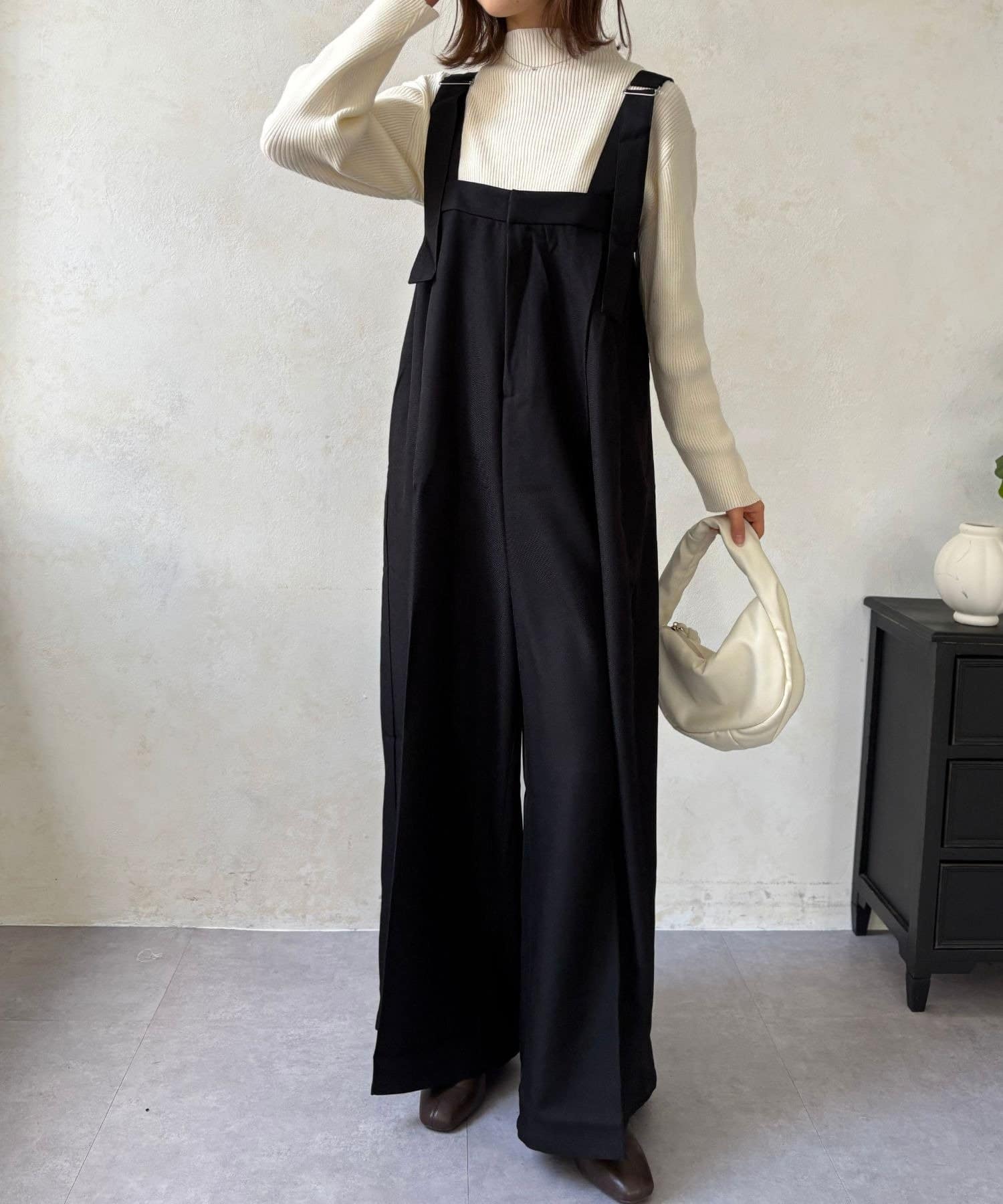 LOCUST(ローカスト) 【スタイルアップ】ツイルベルトサロペット