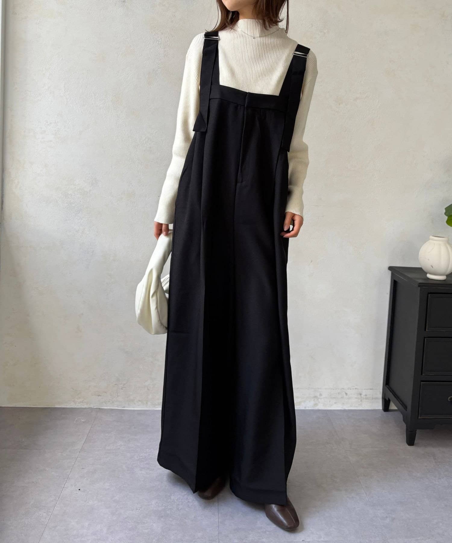 LOCUST(ローカスト) 【スタイルアップ】ツイルベルトサロペット