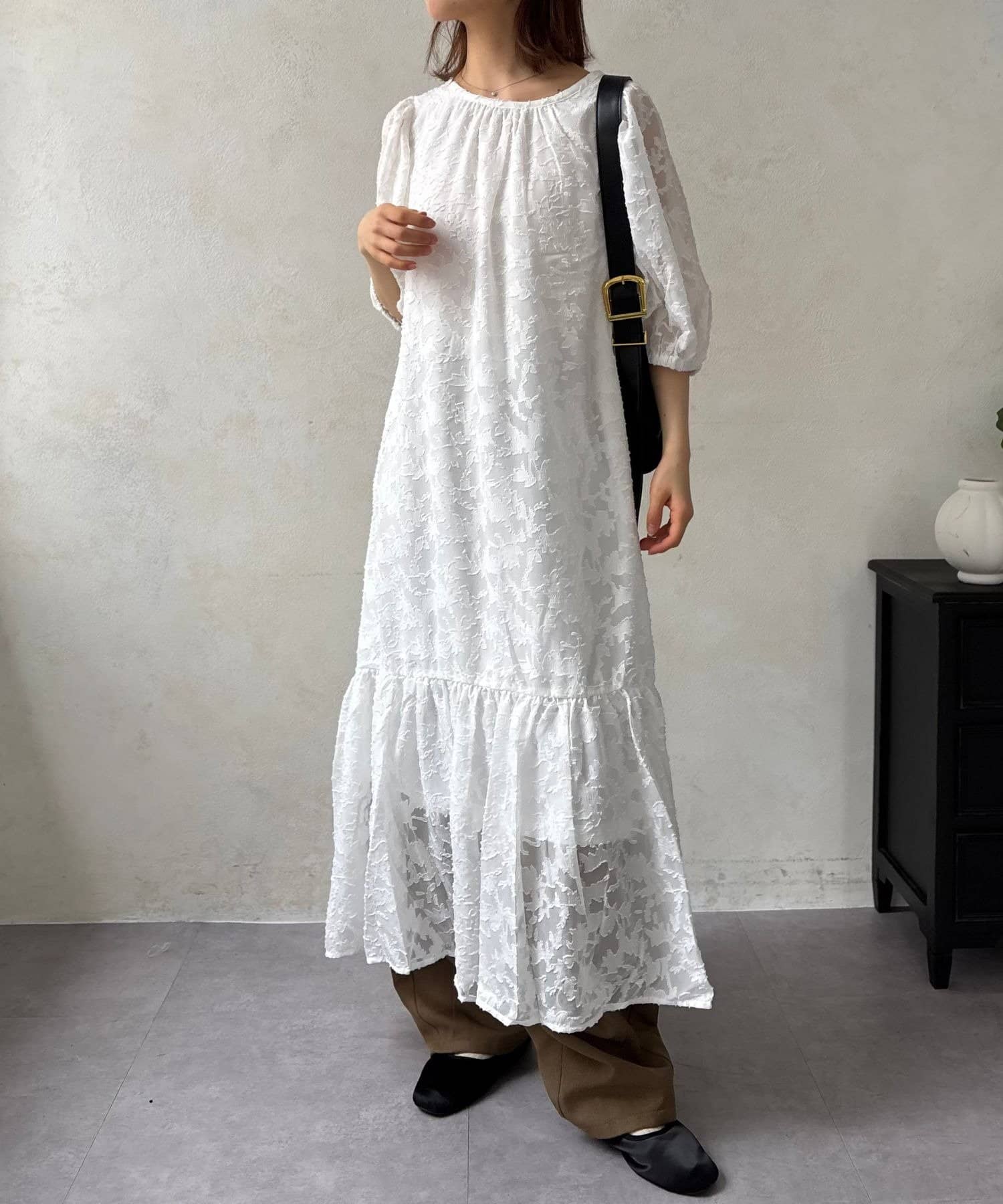 LOCUST(ローカスト) 【オケージョンにも】シアージャガードワンピース