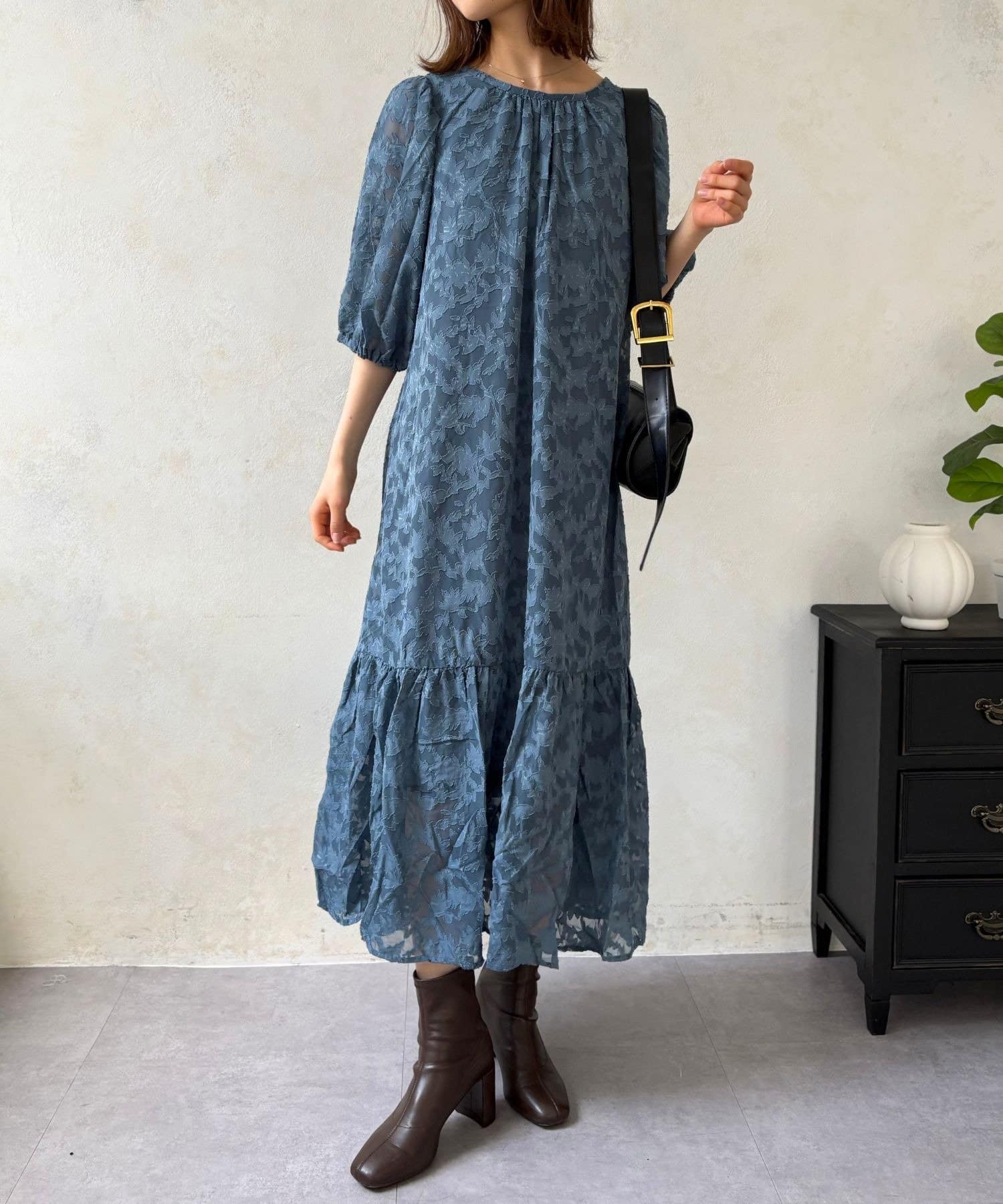 LOCUST(ローカスト) 【オケージョンにも】シアージャガードワンピース