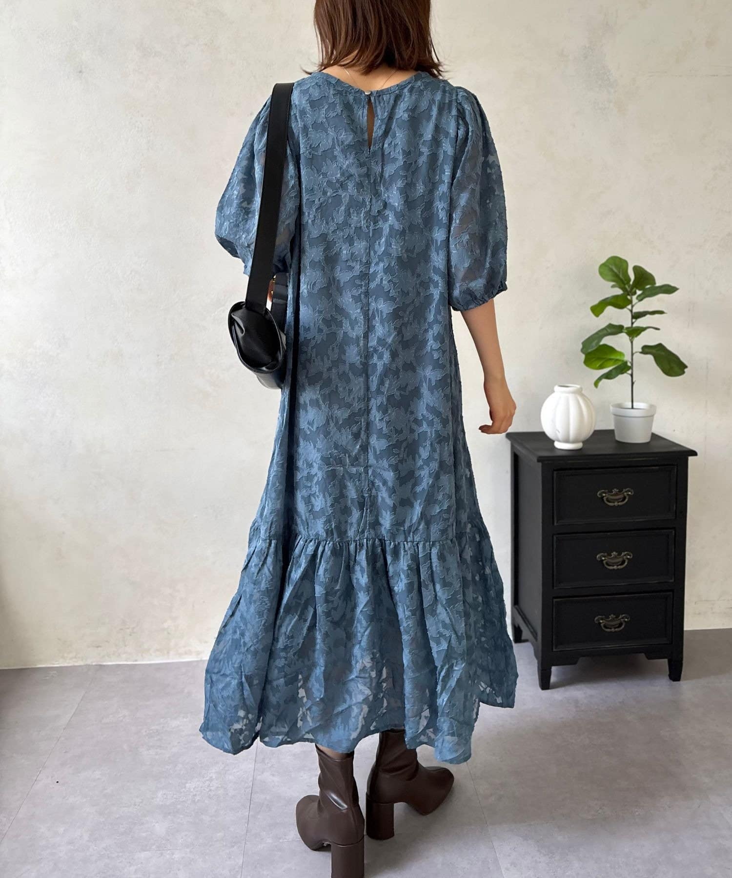 LOCUST(ローカスト) 【オケージョンにも】シアージャガードワンピース