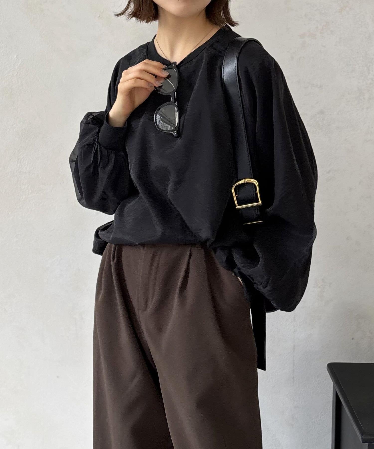 LOCUST(ローカスト) 【大人かわいい】オーガンジー重ねトップス