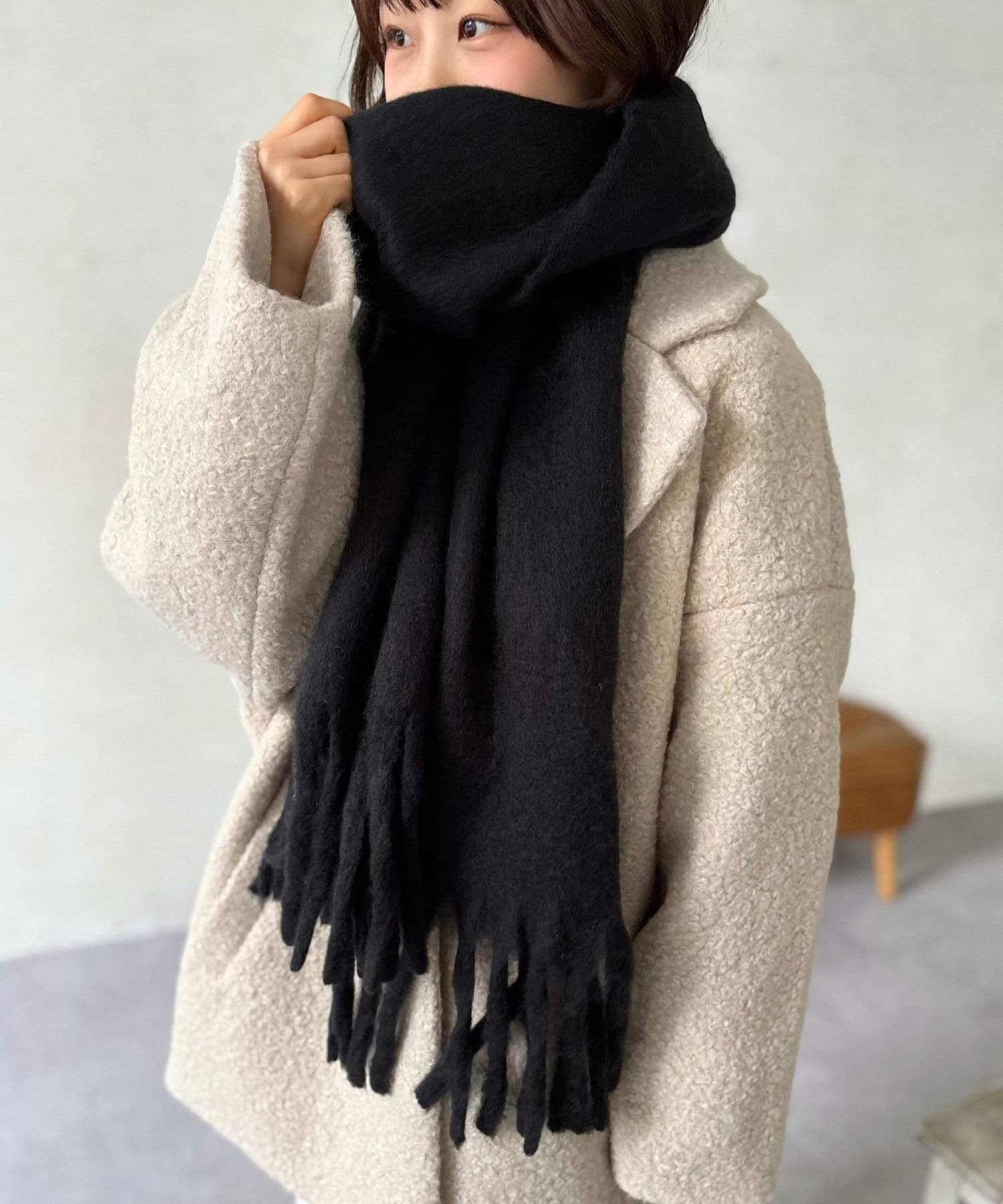 LOCUST(ローカスト) 【5色展開】無地マフラー