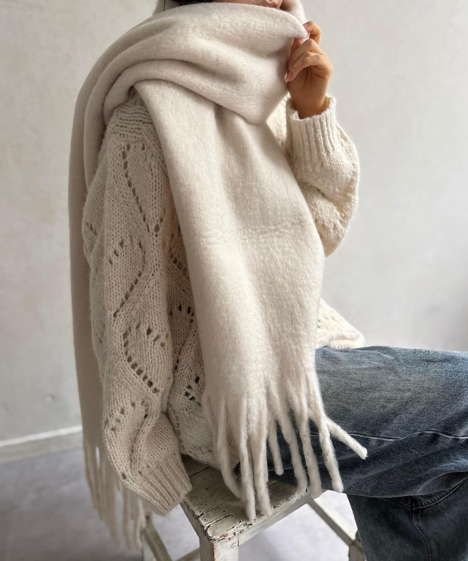 LOCUST(ローカスト) 【5色展開】無地マフラー